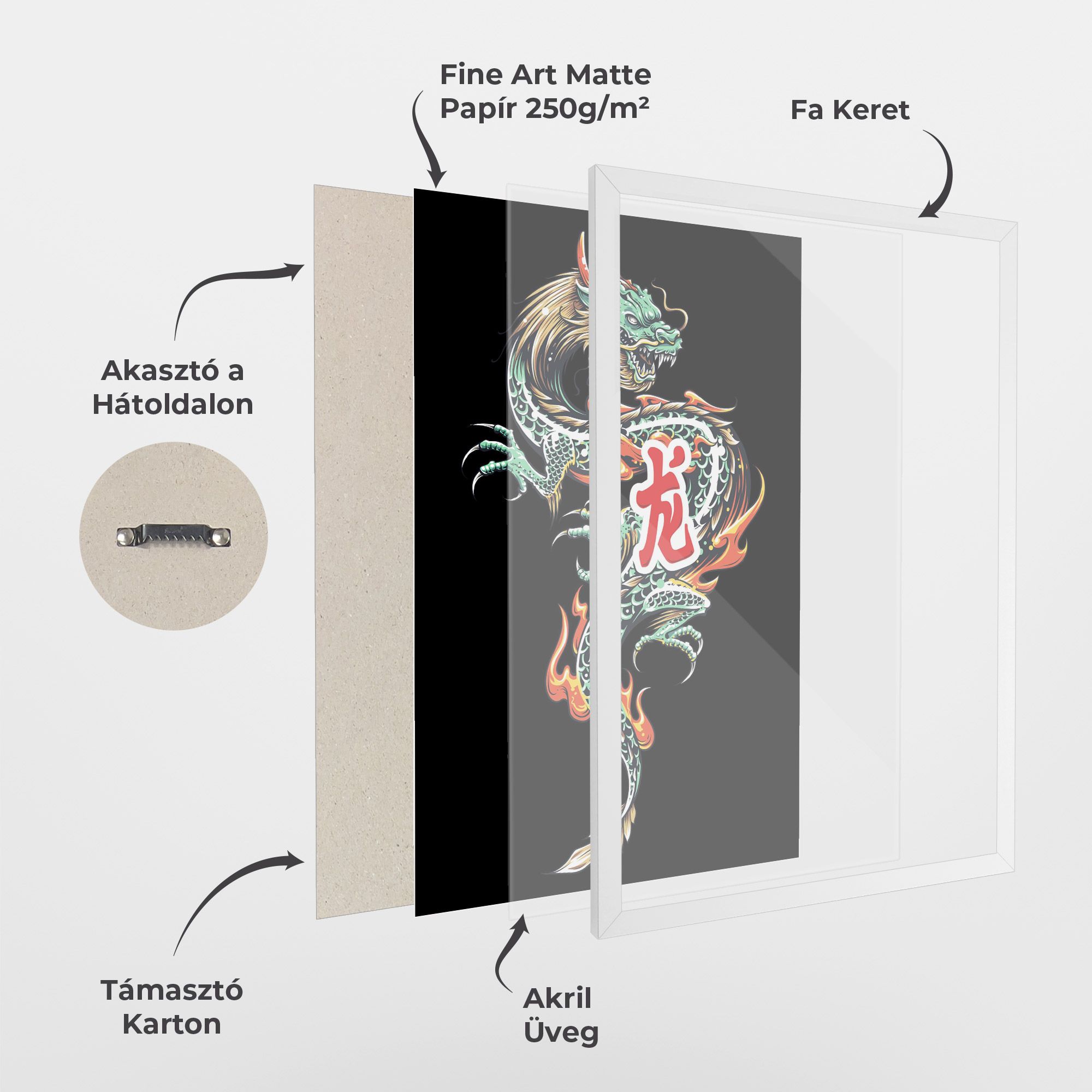 Green Fire Dragon mockup 1