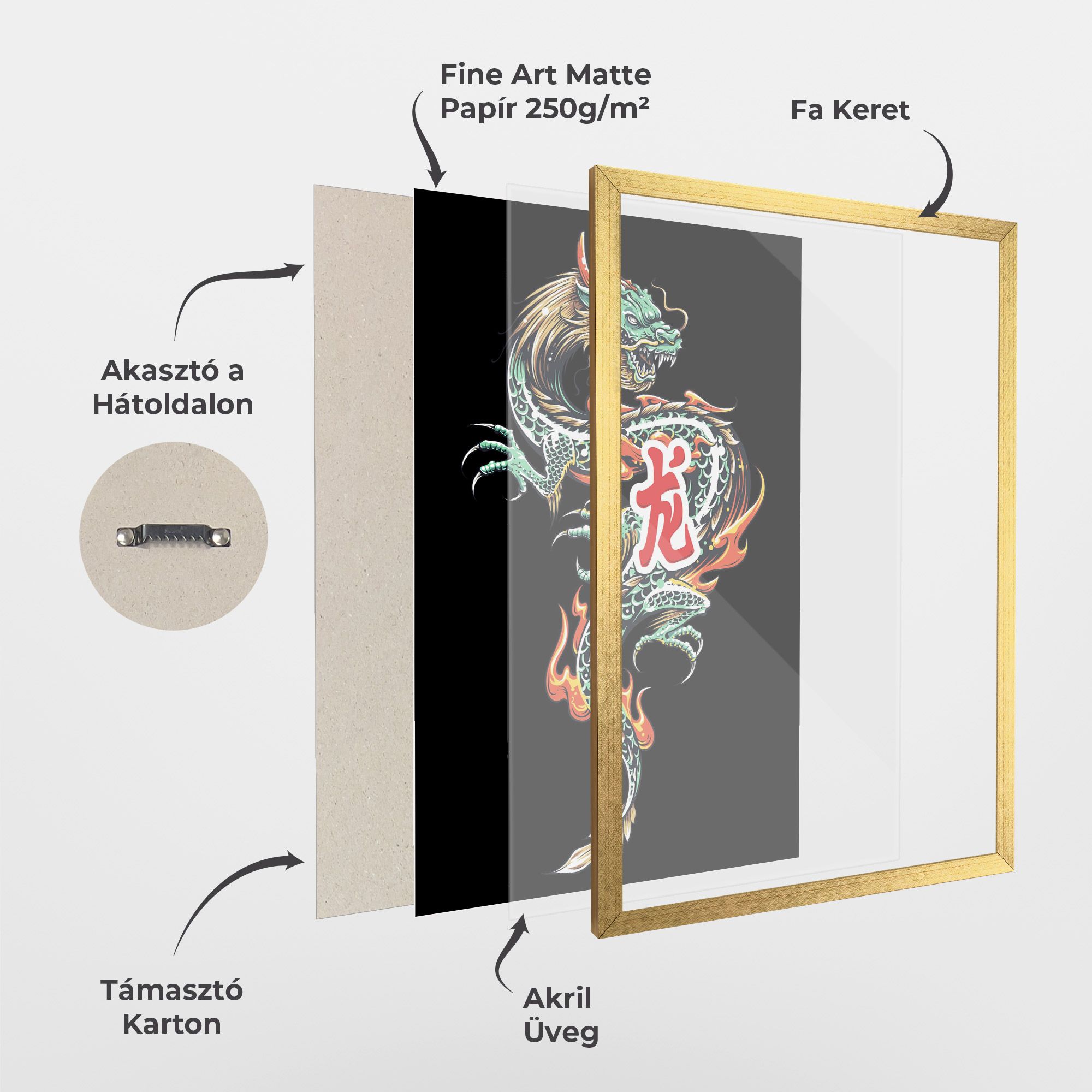 Green Fire Dragon mockup 1