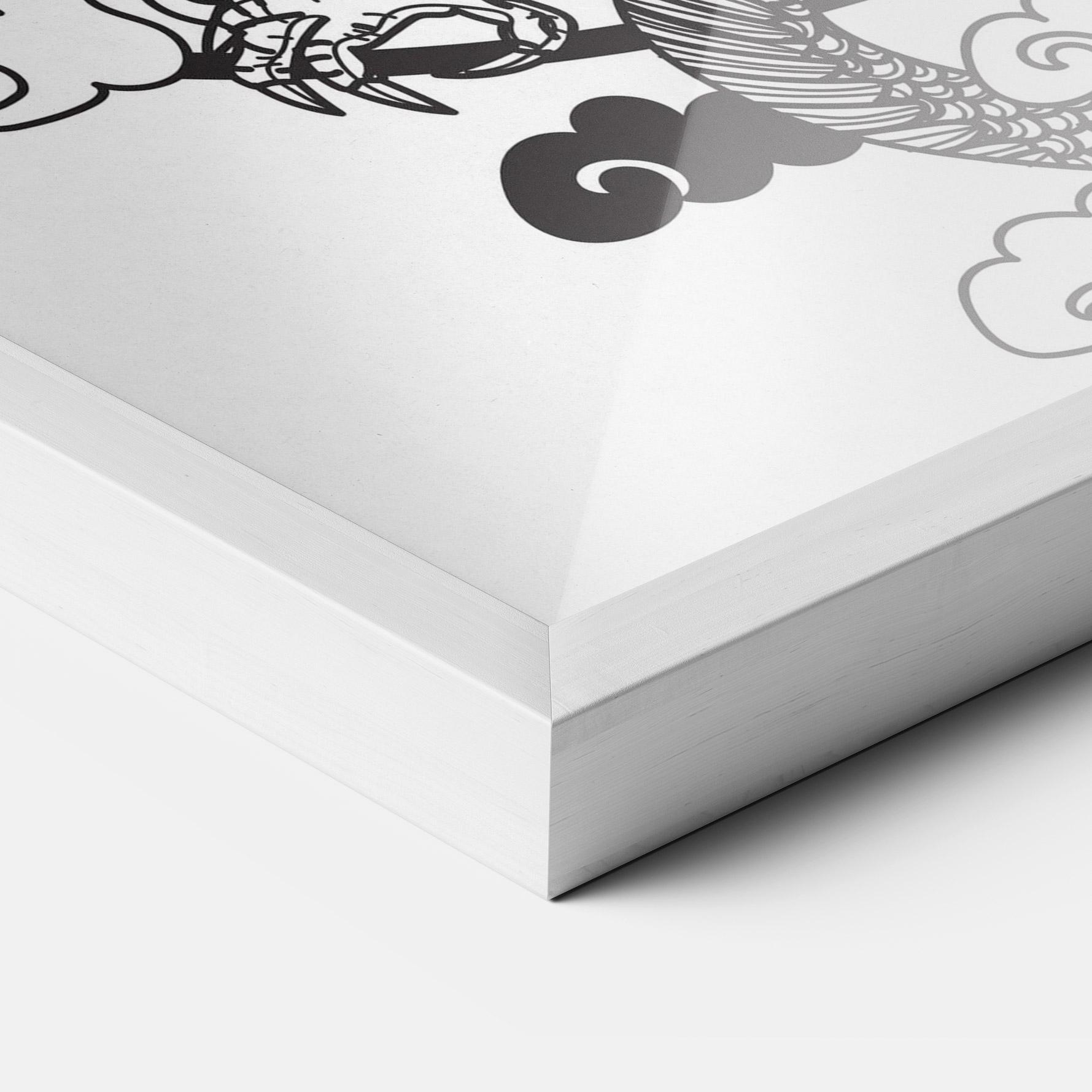 Keretezett Poszter Dragon Circle 01 mockup 3