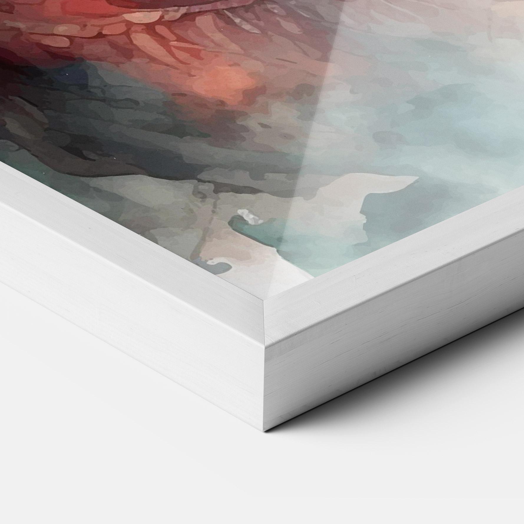 Keretezett Poszter Fire Dragon mockup 3