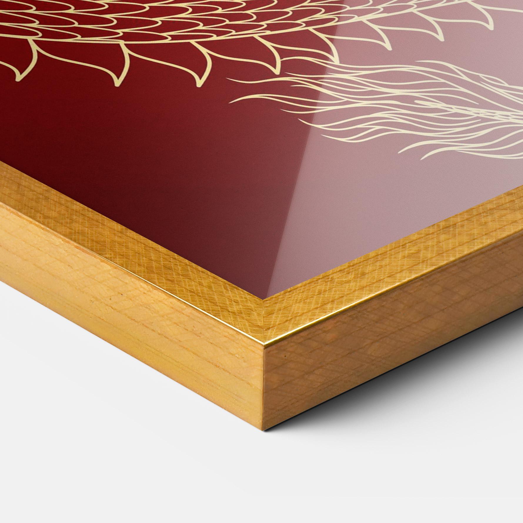 Keretezett Poszter Traditional Dragon mockup 3