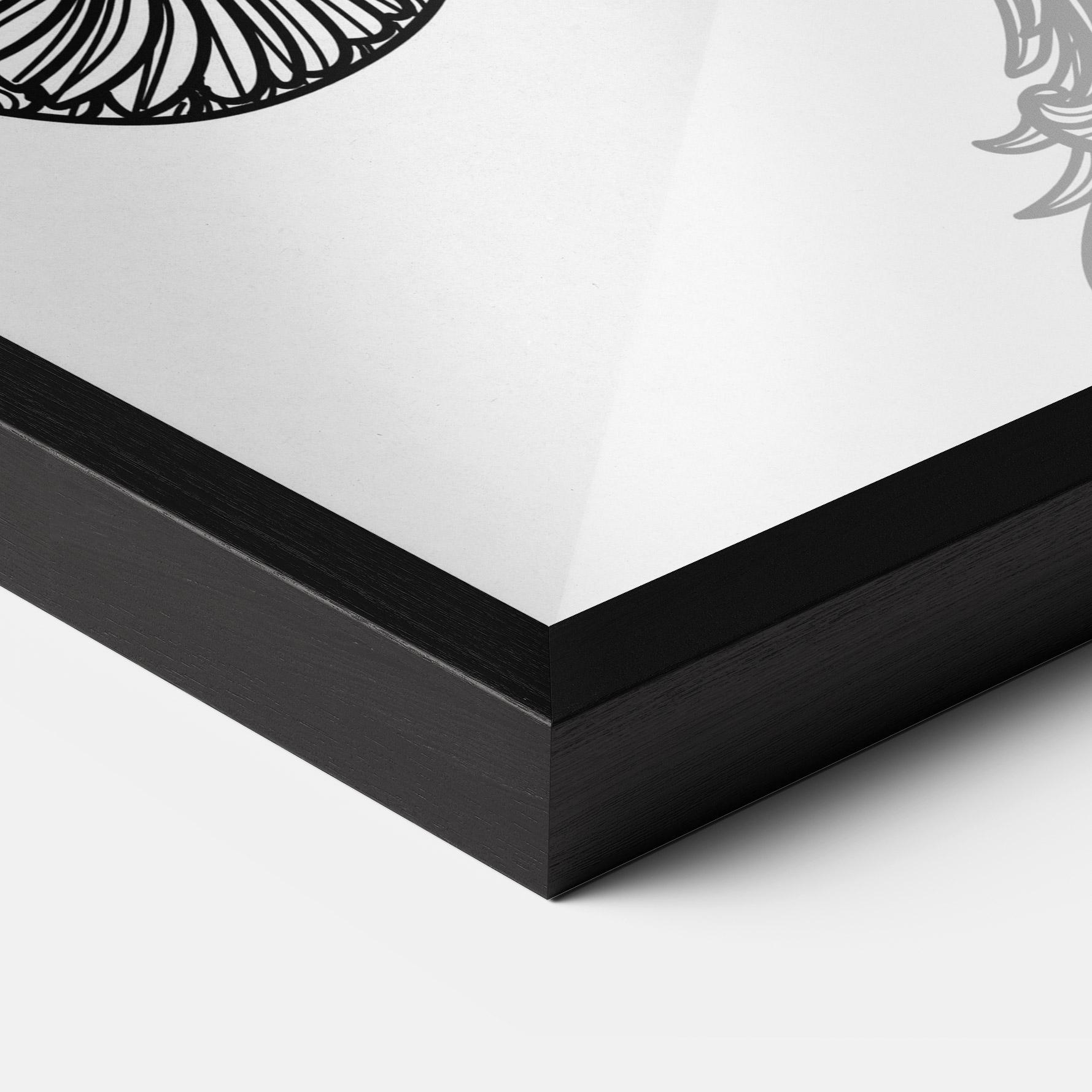 Keretezett Poszter Dragon Gun mockup 3