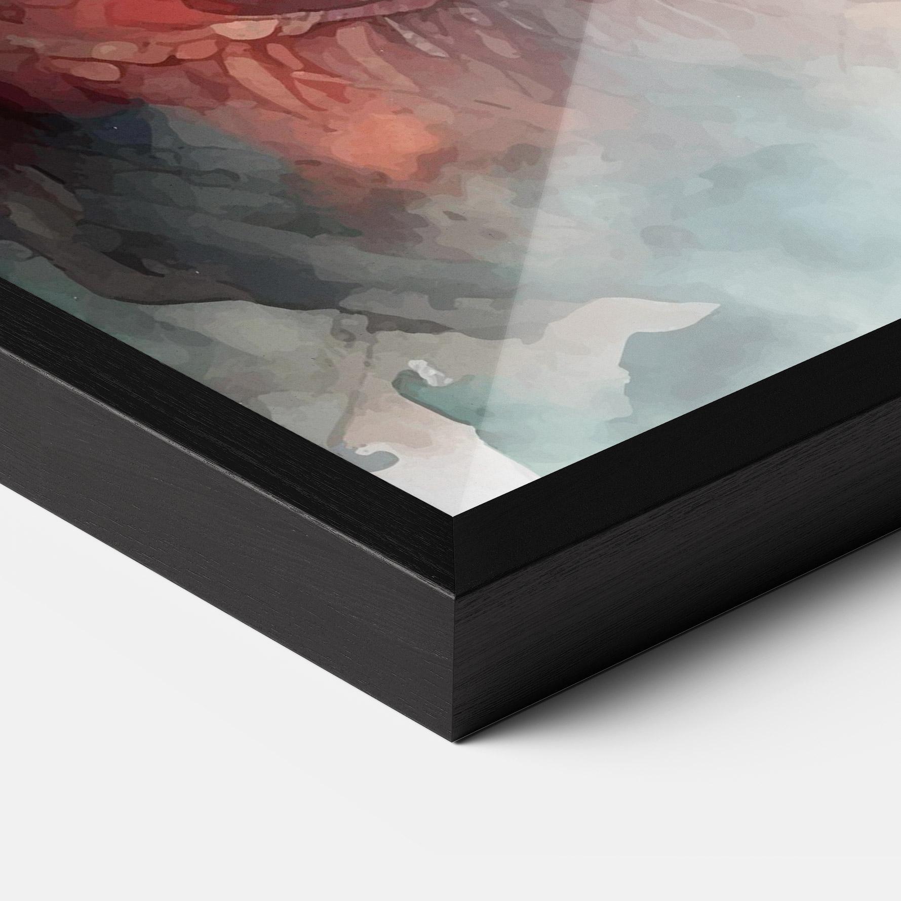 Keretezett Poszter Fire Dragon mockup 3