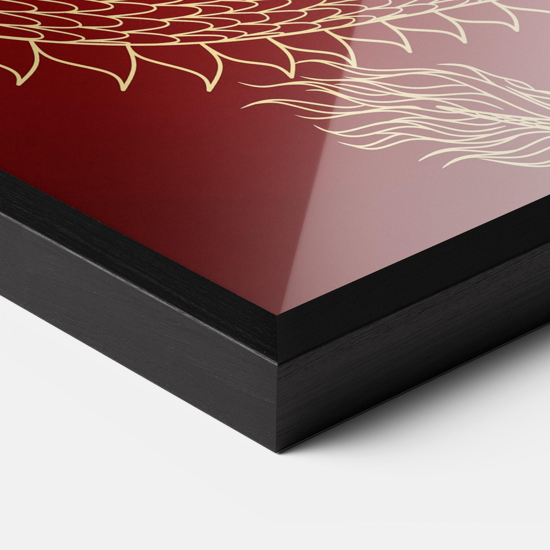 Keretezett Poszter Traditional Dragon mockup 3
