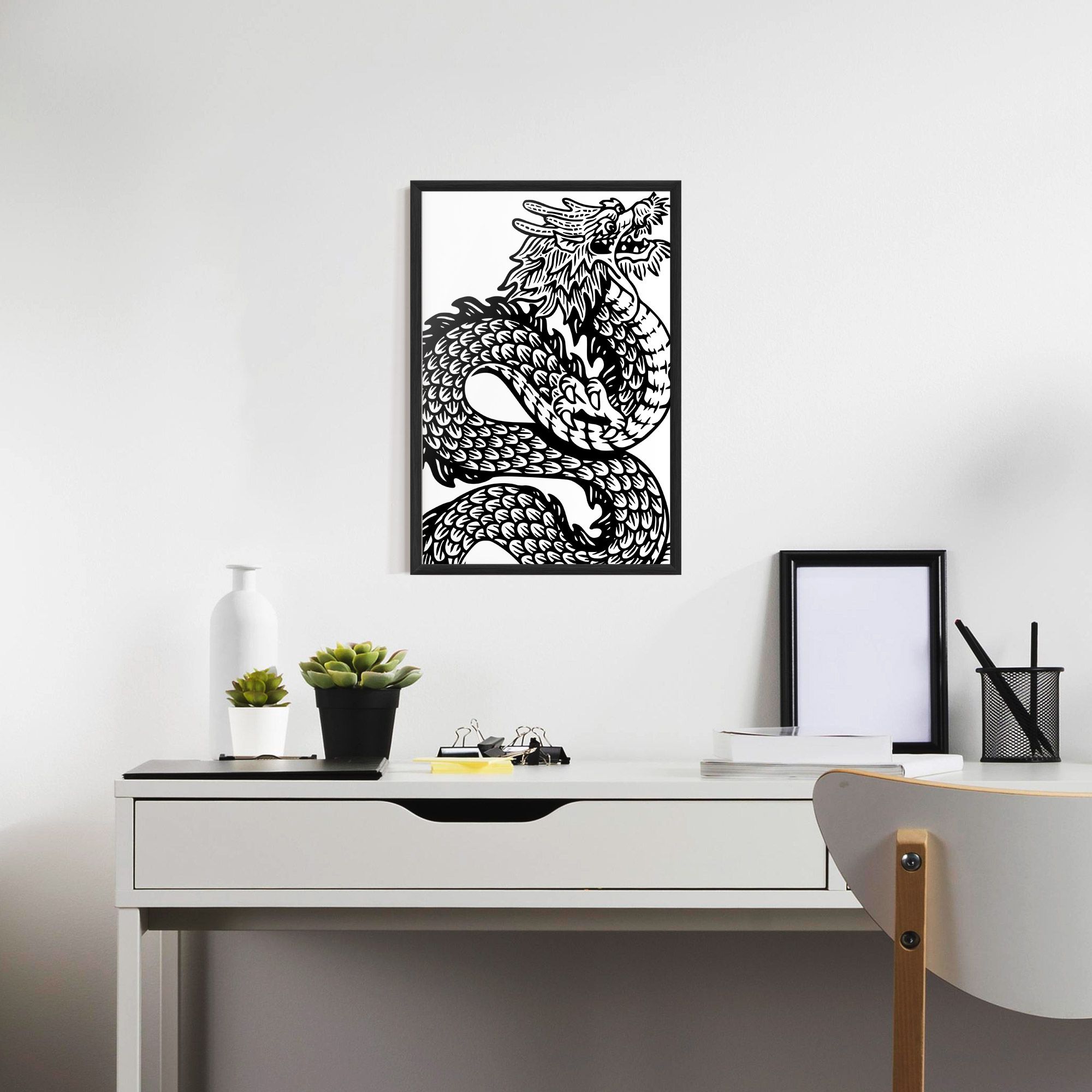 Dragon Black Line mockup 7