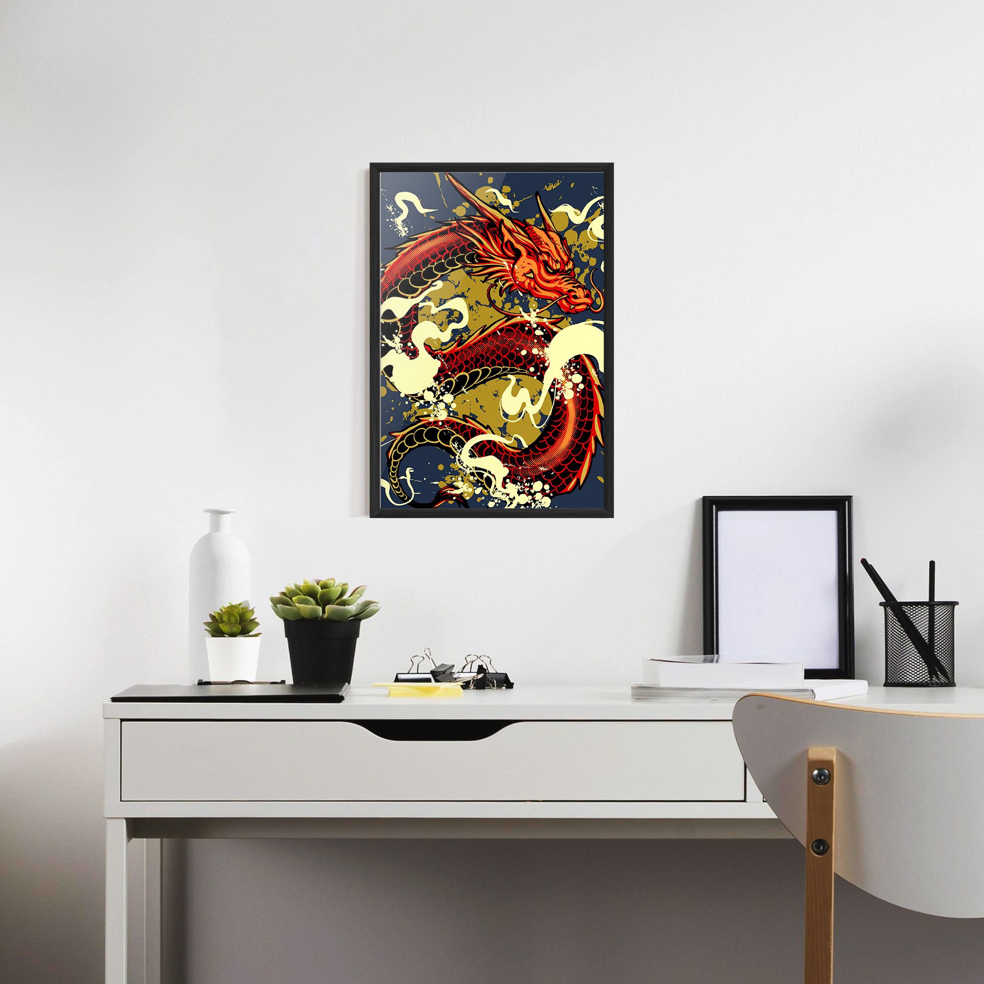 Red Cream Dragon mockup 7