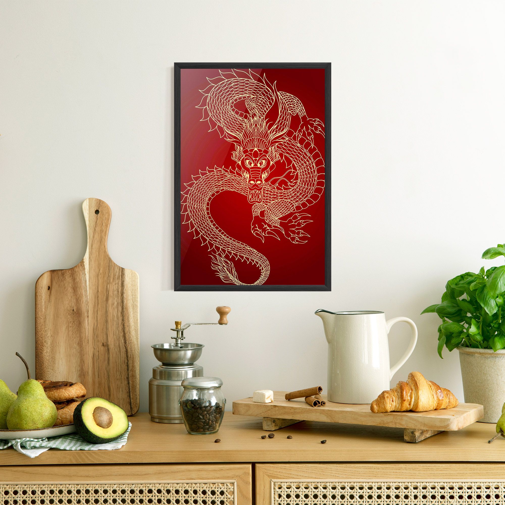 Traditional Dragon mockup 8