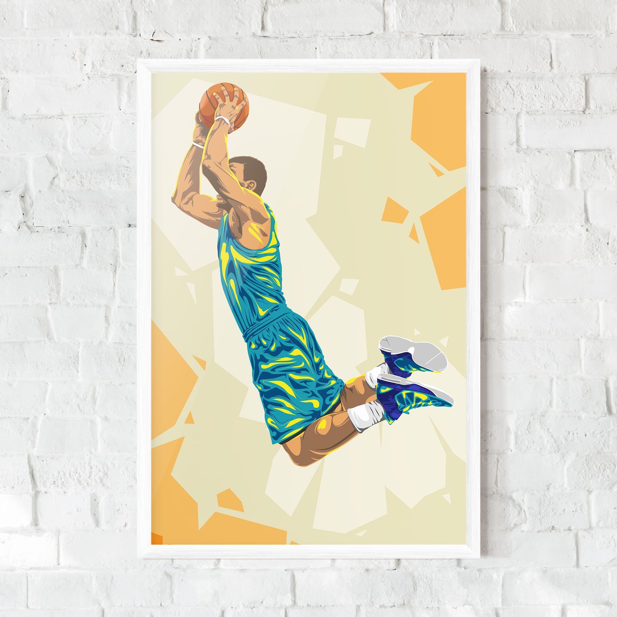 Basketball Dunk Pose mockup 0