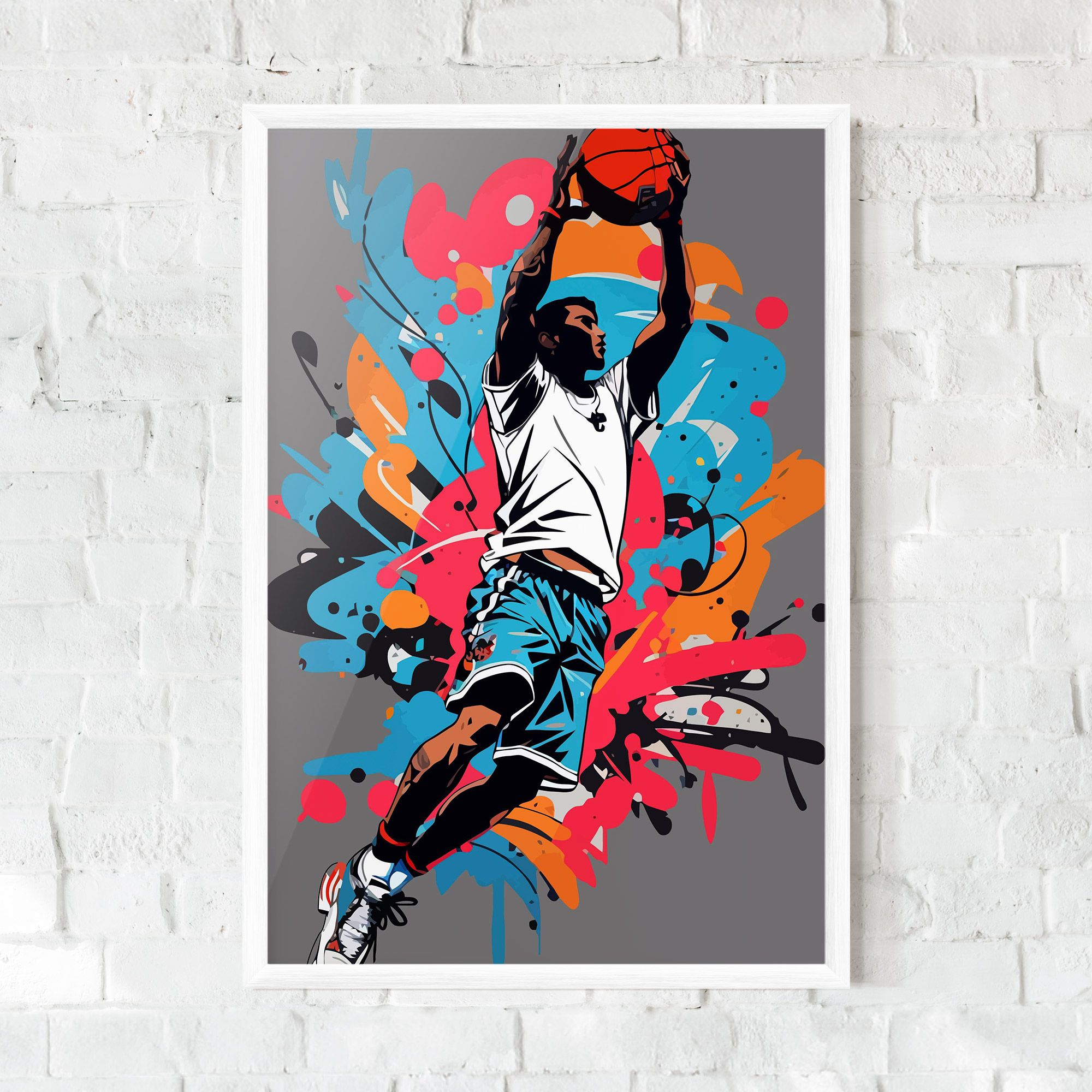 Blue Red Basket mockup 0