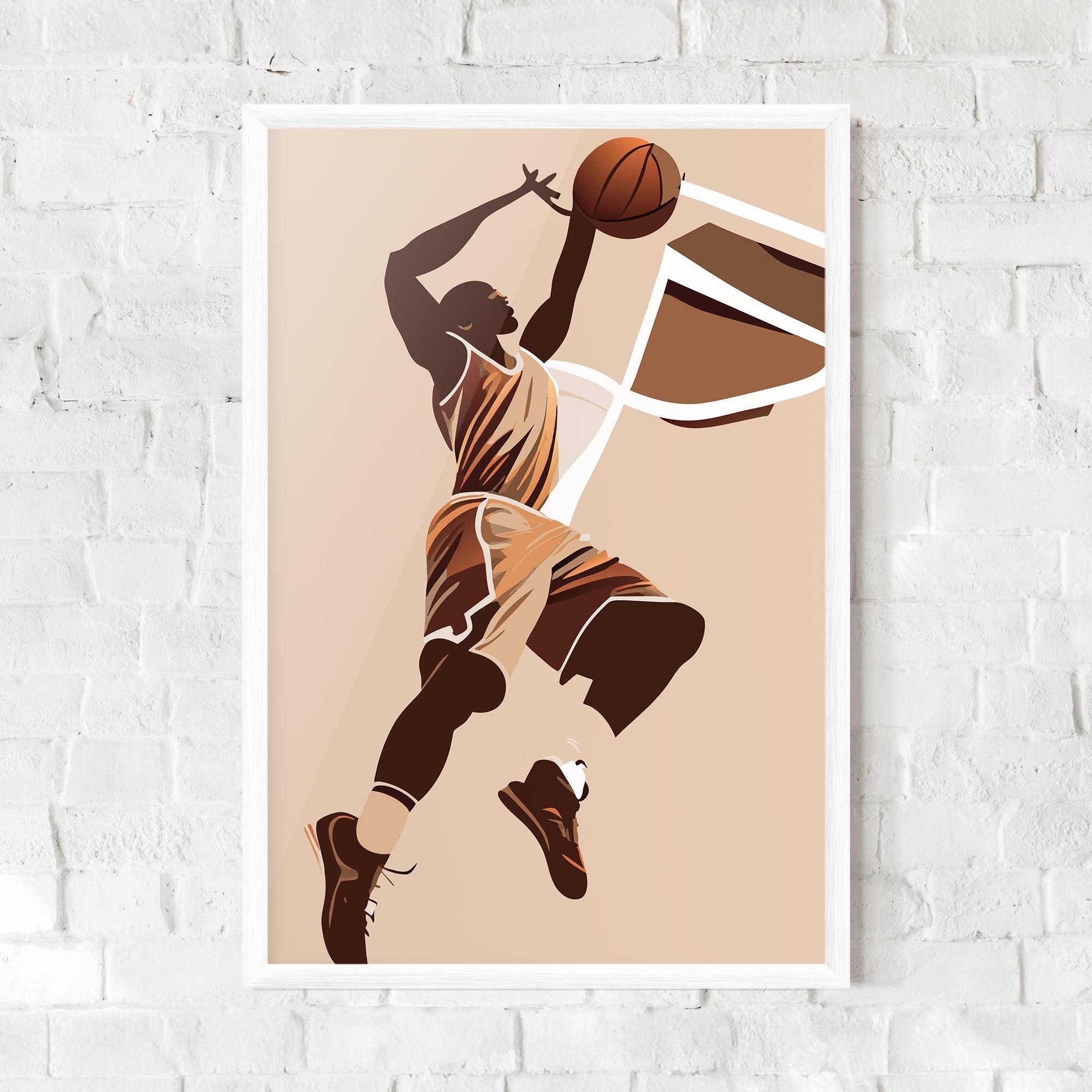 Keretezett Poszter Cream Basket mockup 0