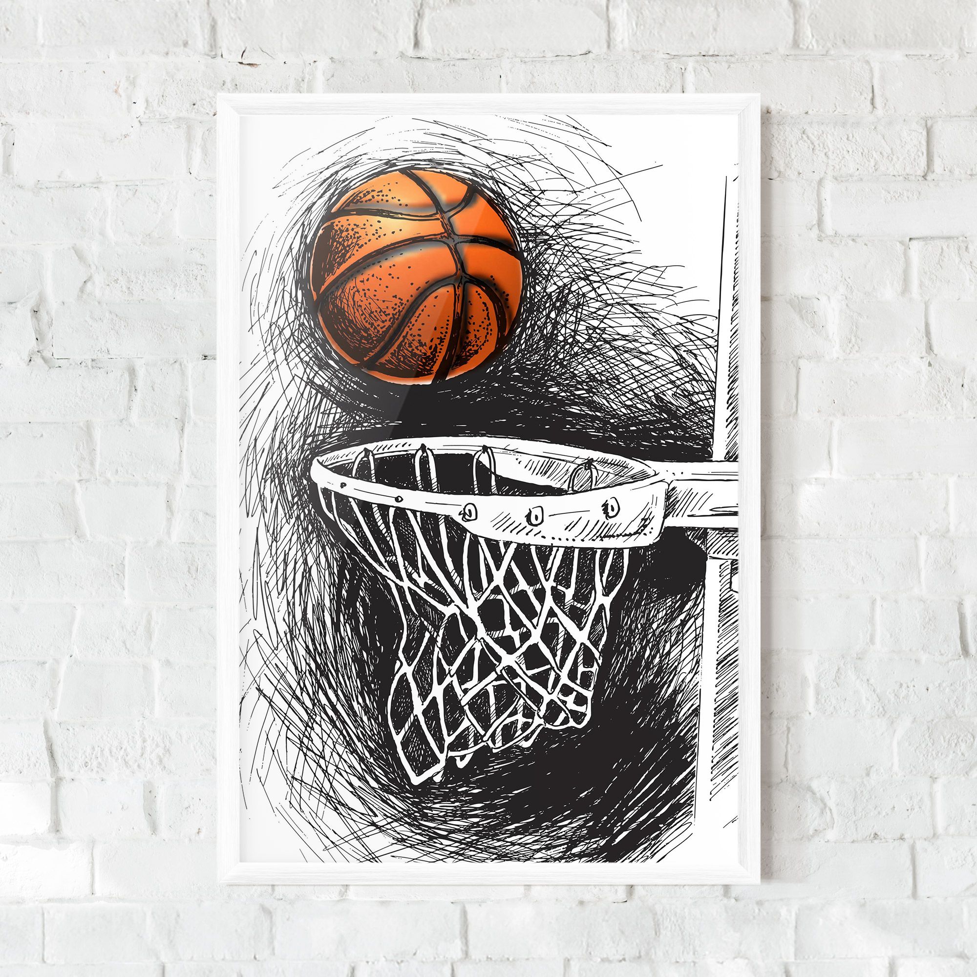Grey Line Basket mockup 0