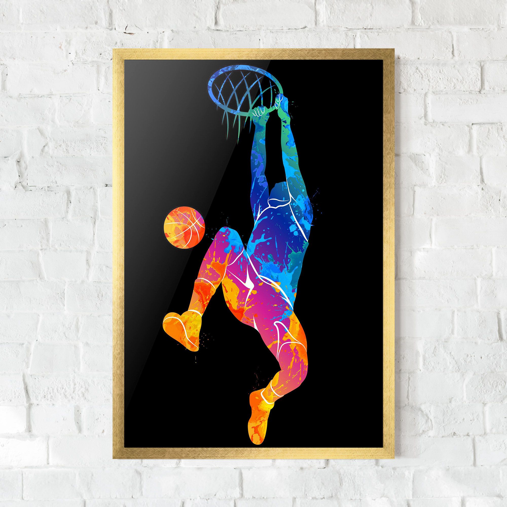 Blue Basket Hoop mockup 0