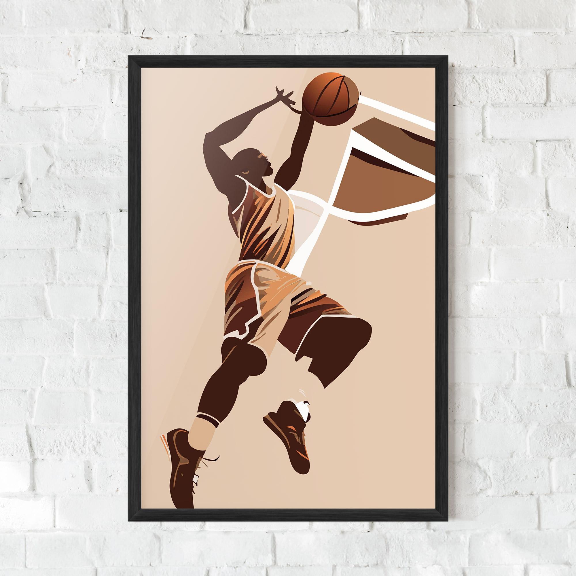 Keretezett Poszter Cream Basket mockup 0