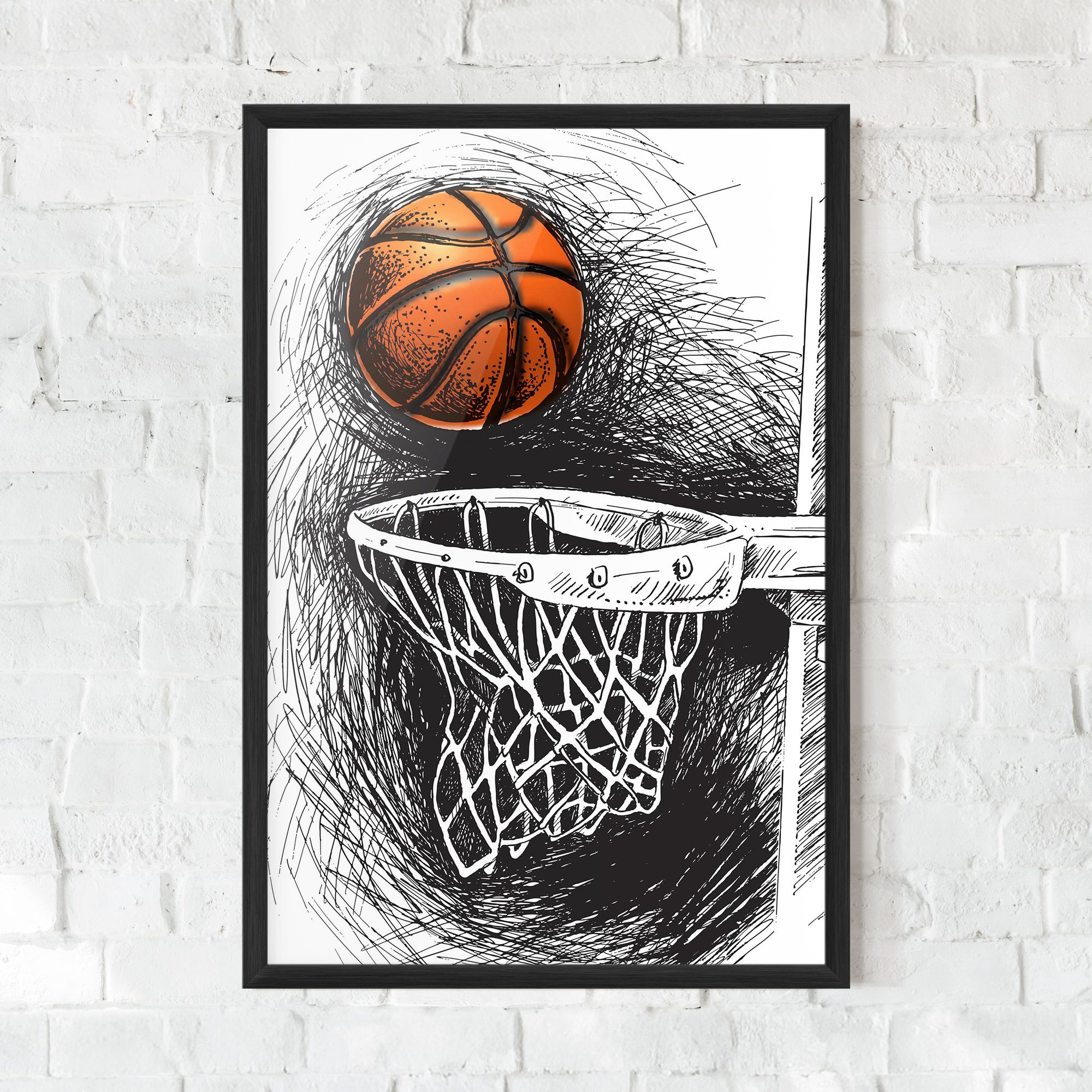 Grey Line Basket mockup 0