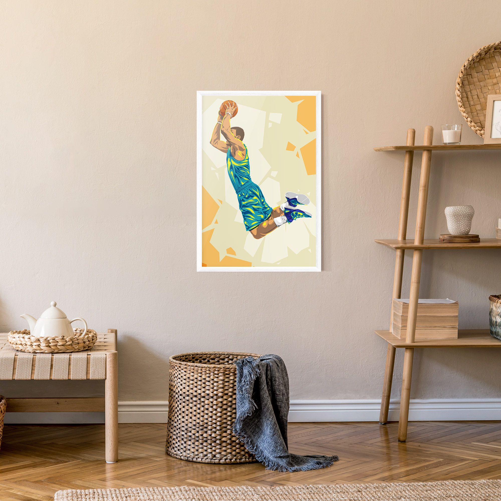 Basketball Dunk Pose mockup 9