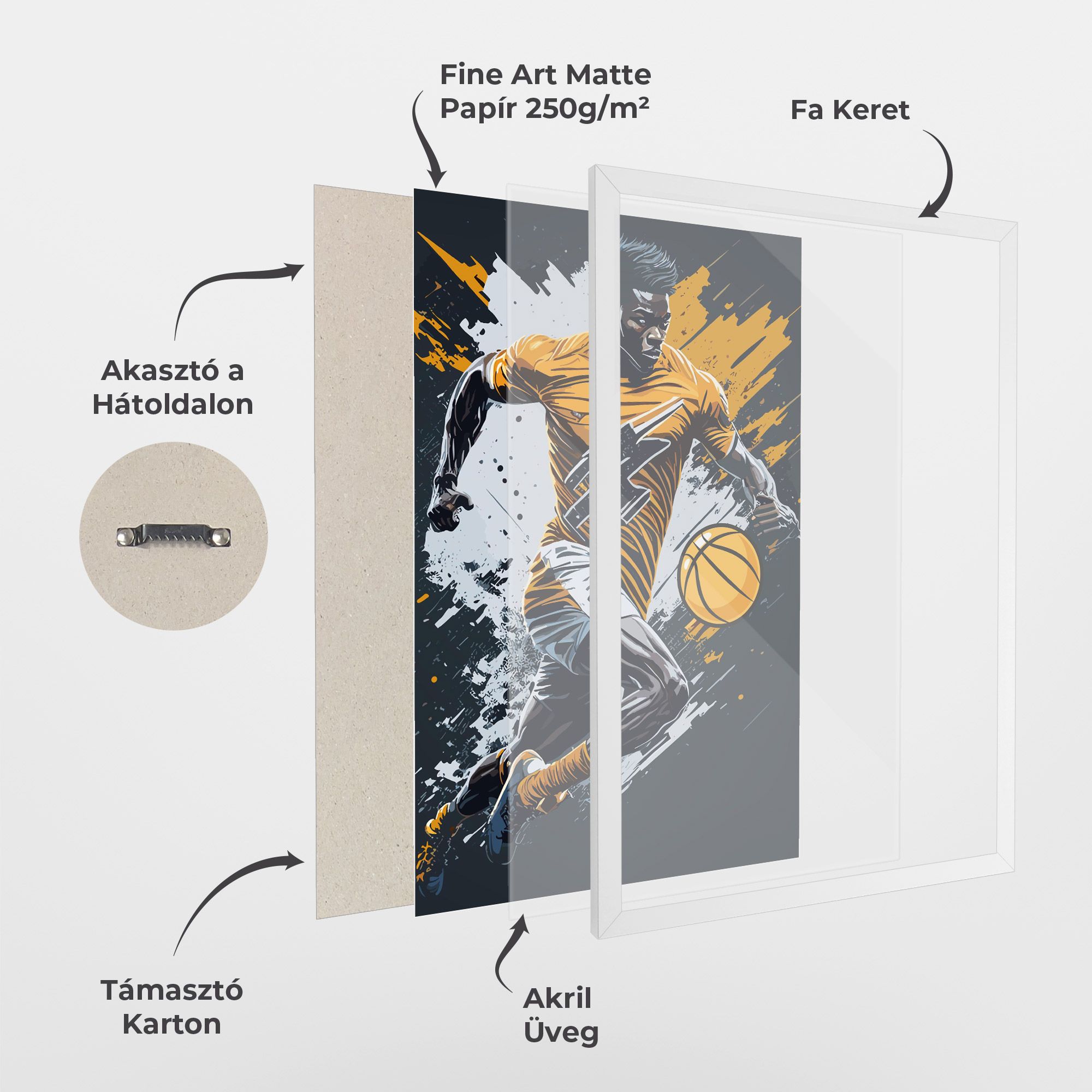 Yellow White Basket mockup 1