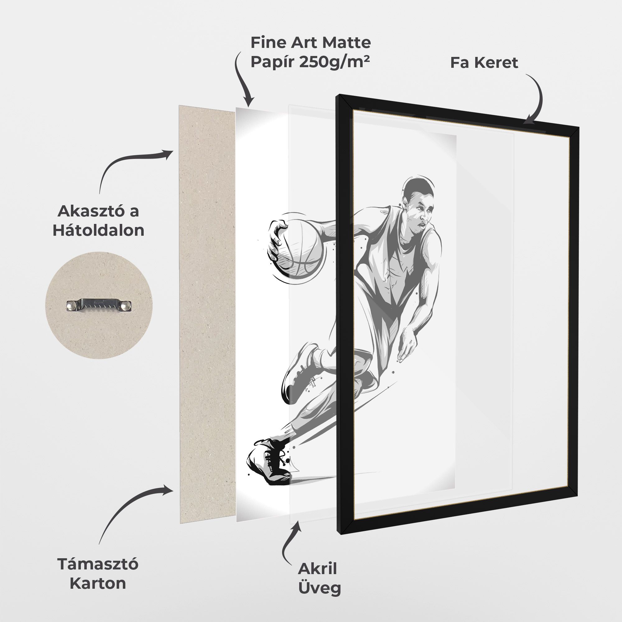 Basketball Player Line mockup 1