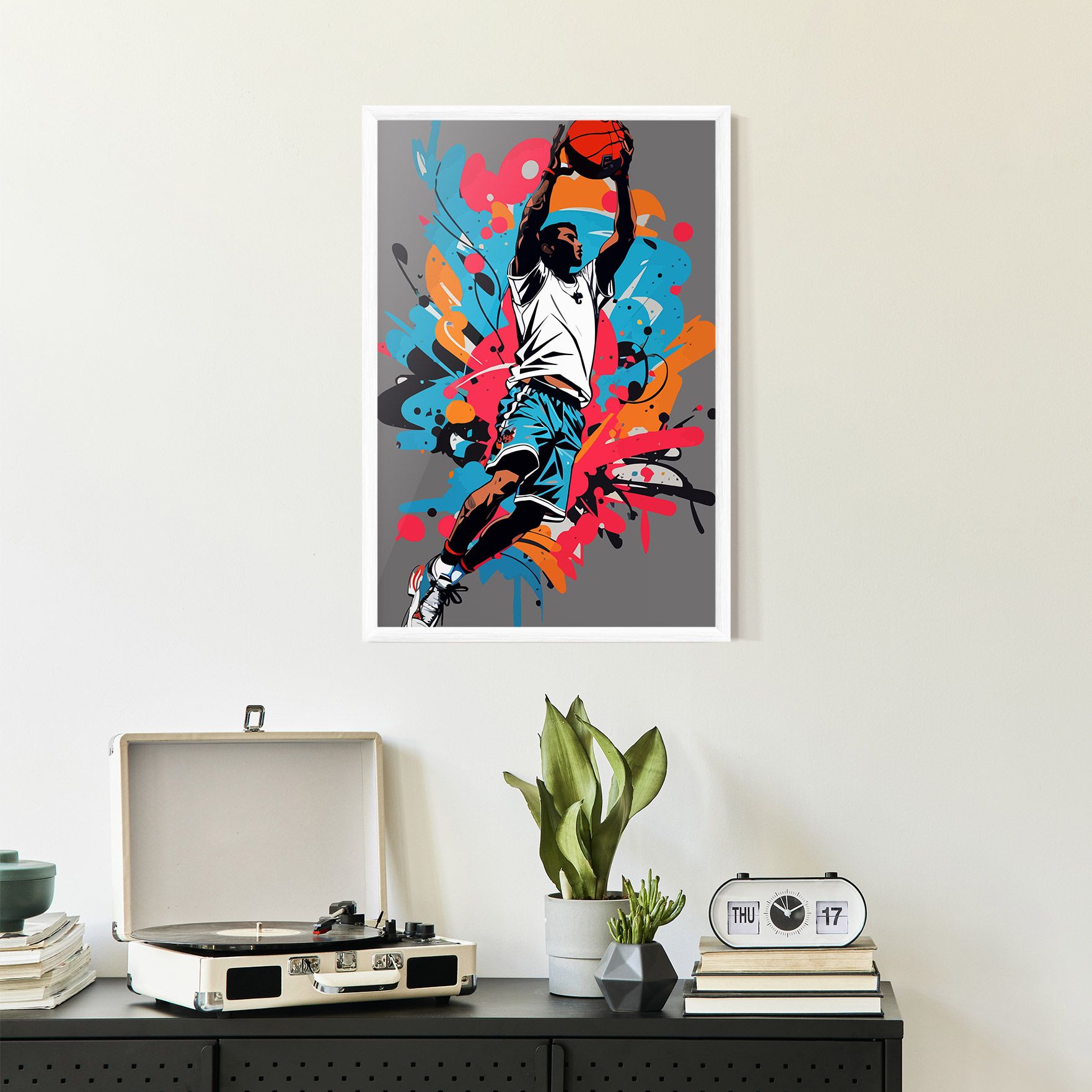 Blue Red Basket mockup 2