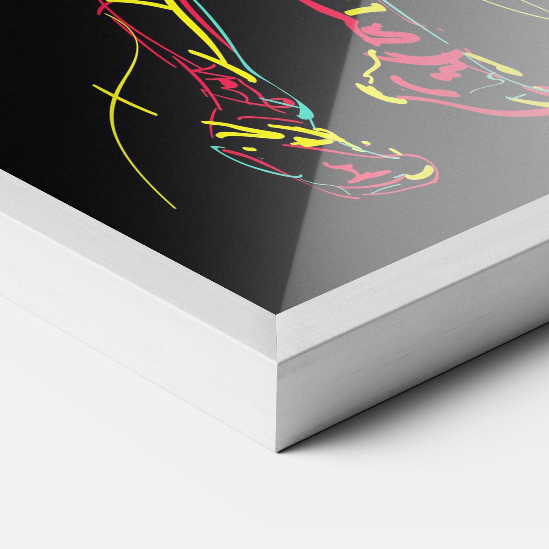 Keretezett Poszter Basket Line Jump mockup 3