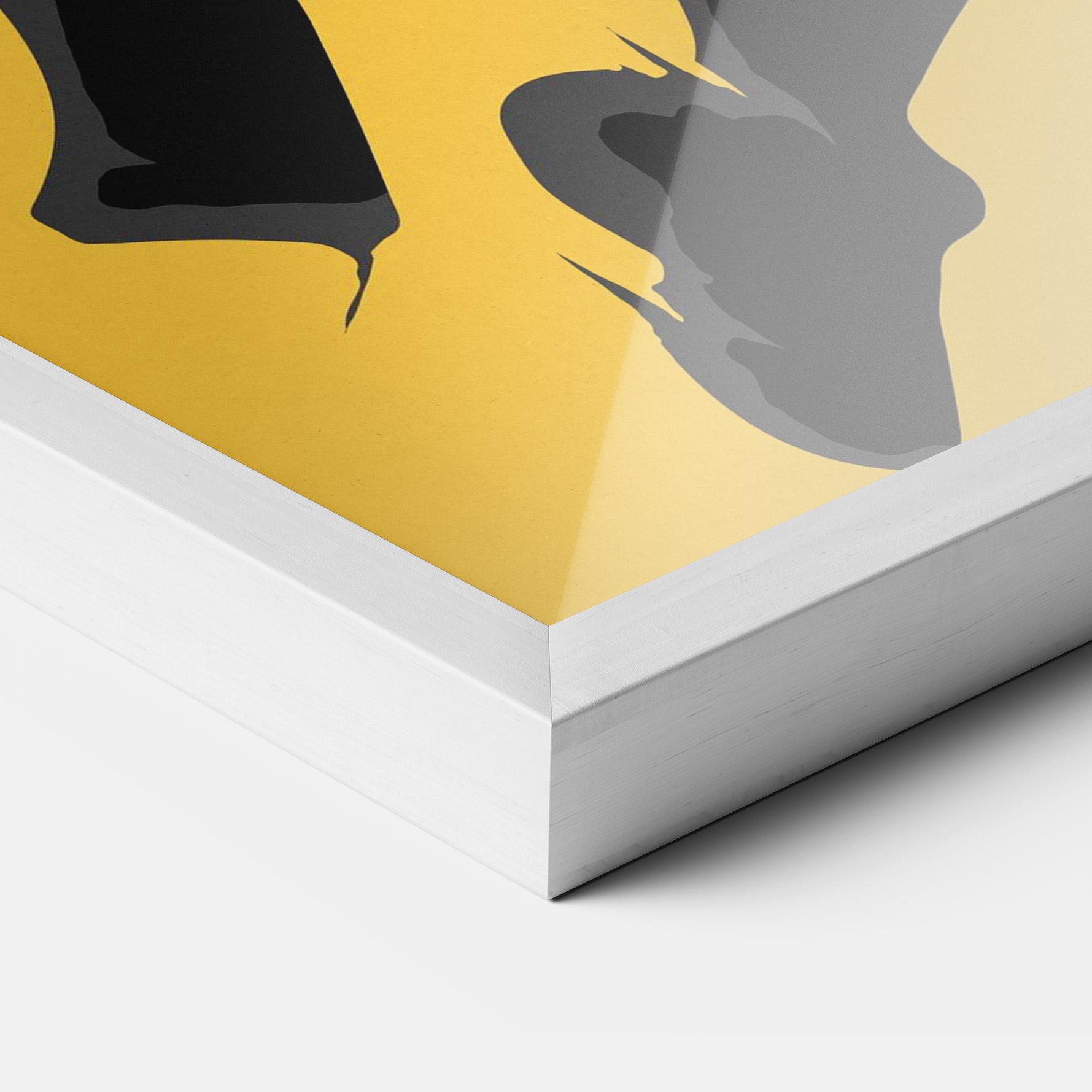 Keretezett Poszter Basketball Smoke mockup 3