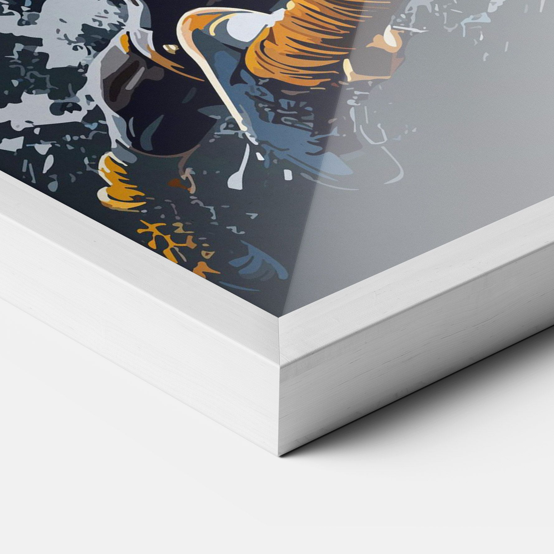 Yellow White Basket mockup 3