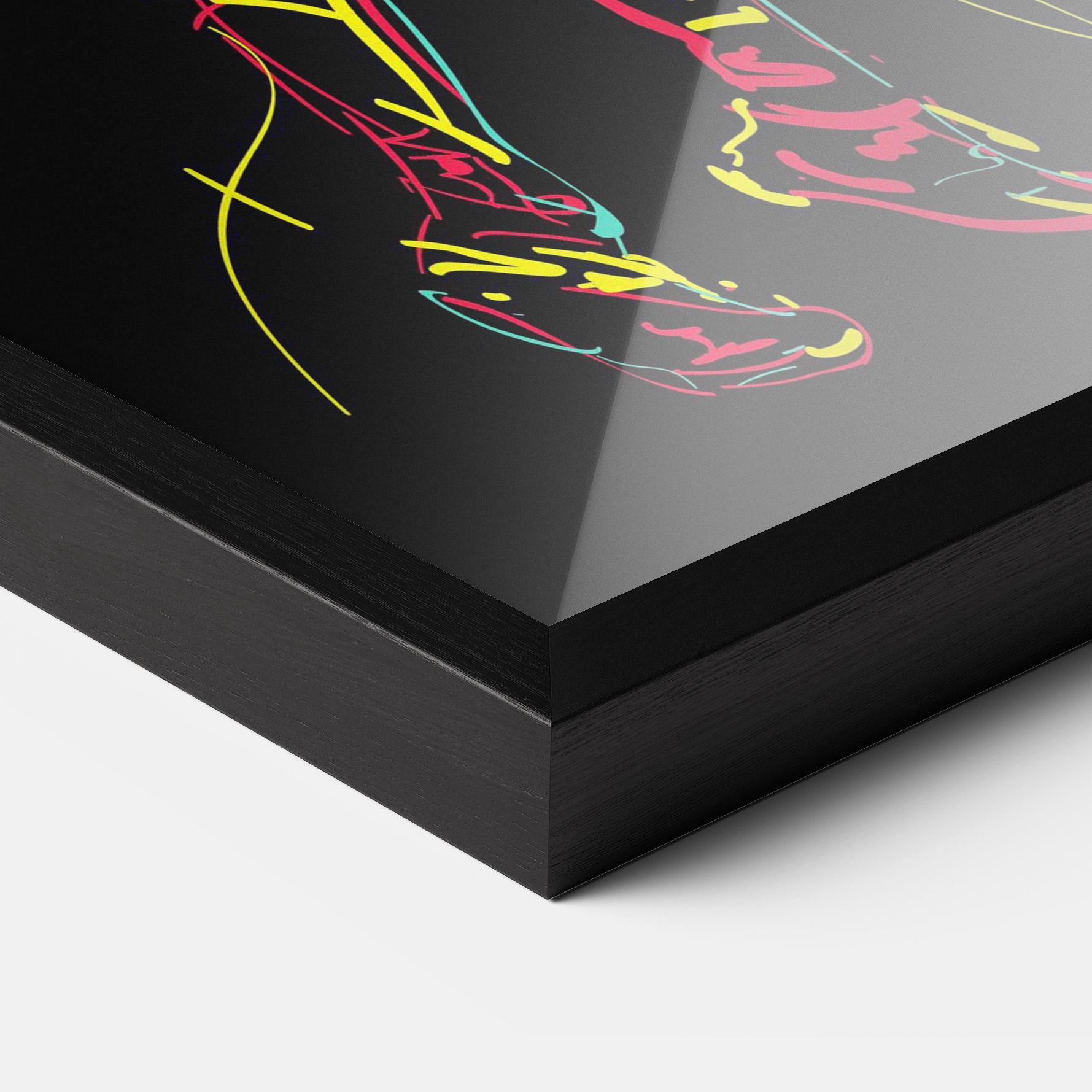 Keretezett Poszter Basket Line Jump mockup 3