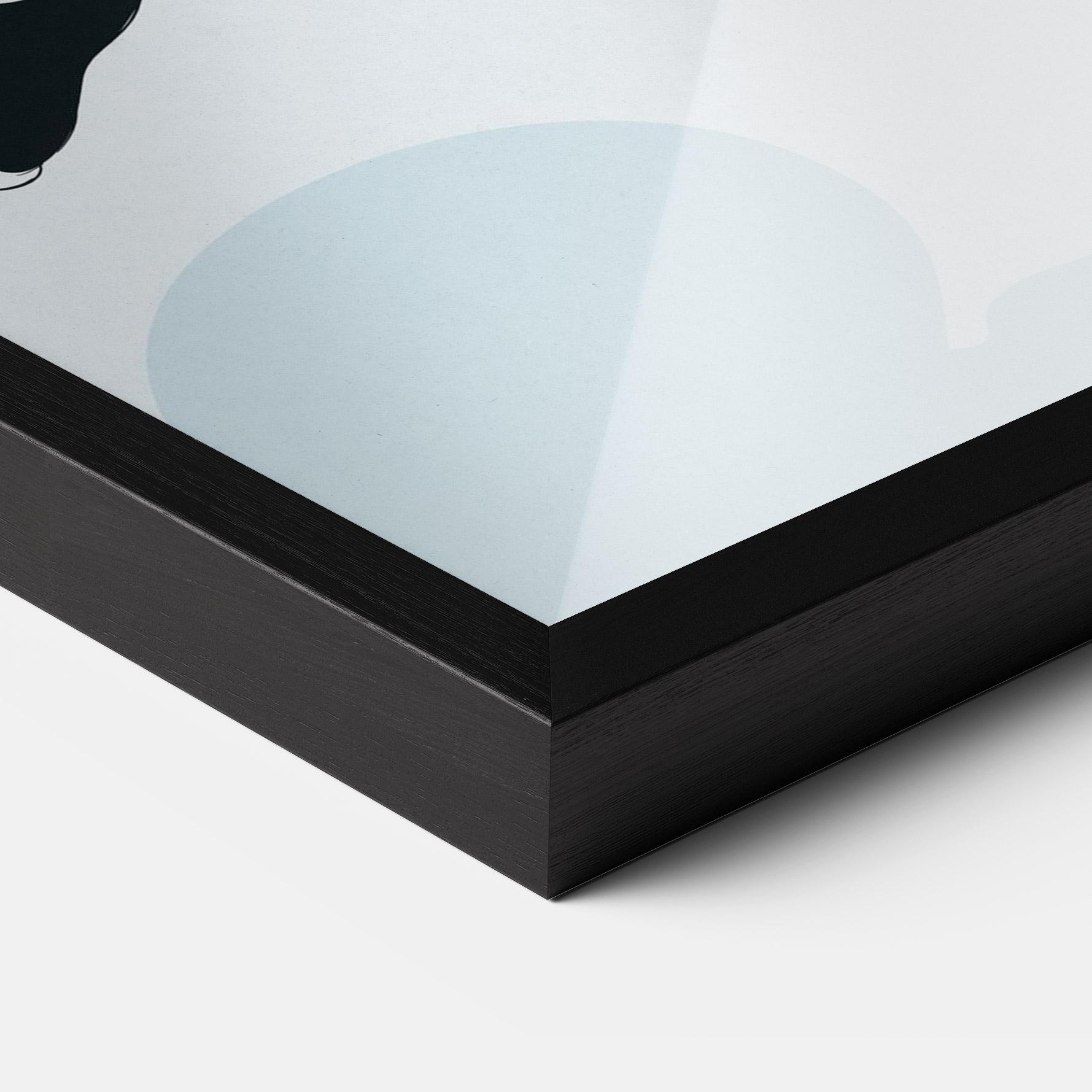 Keretezett Poszter Basketball Shot mockup 3