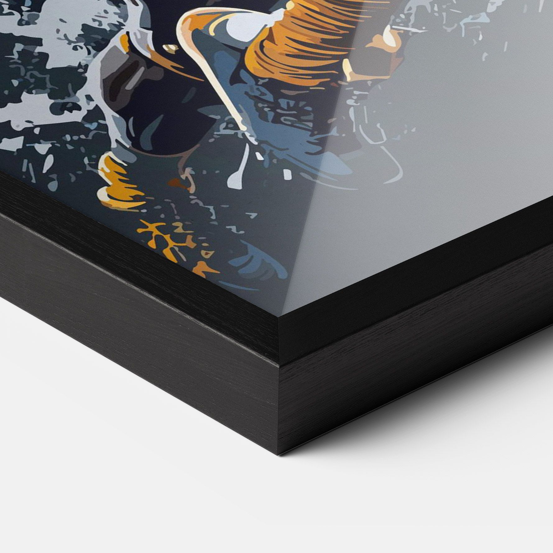 Yellow White Basket mockup 3