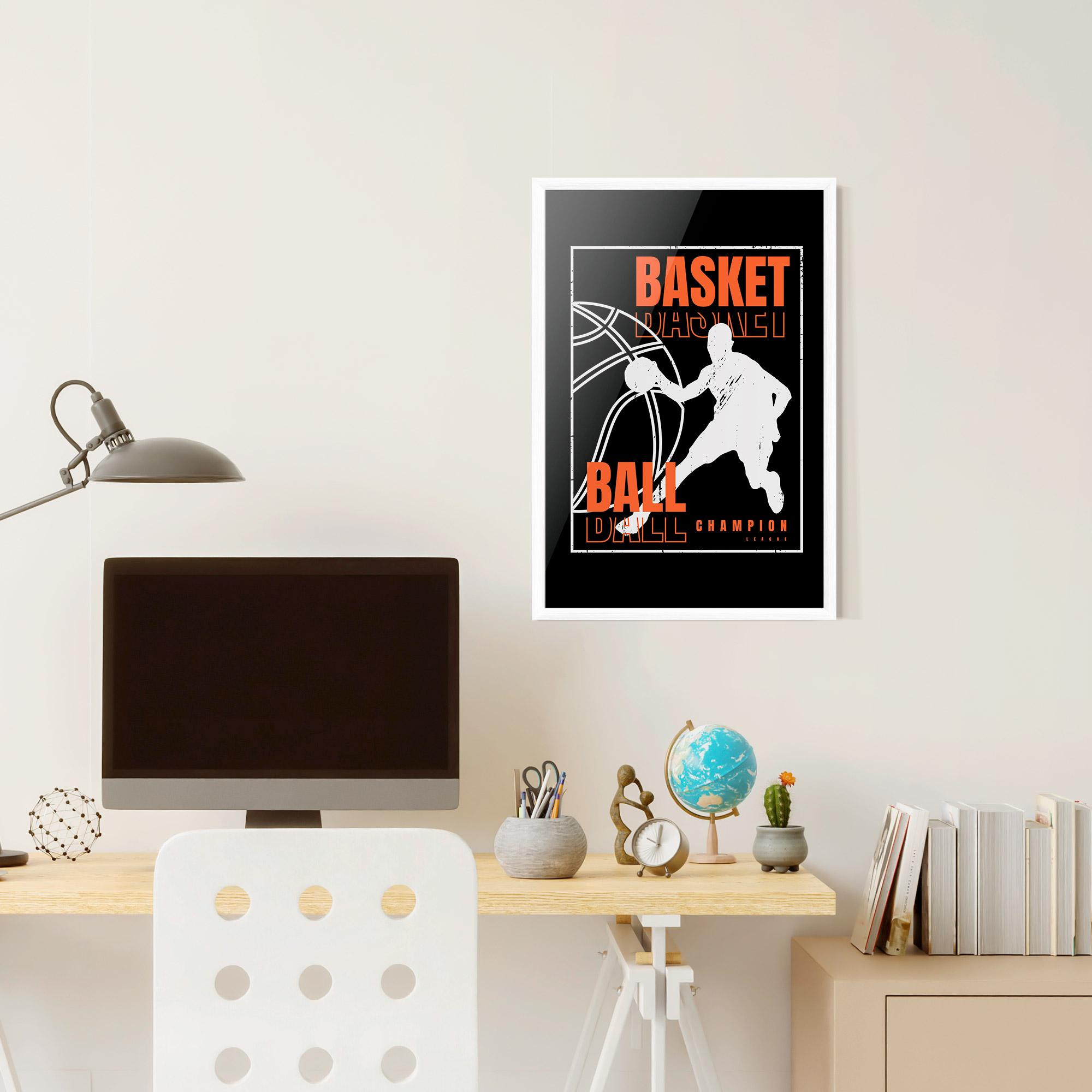 Keretezett Poszter Basket Champion mockup 6