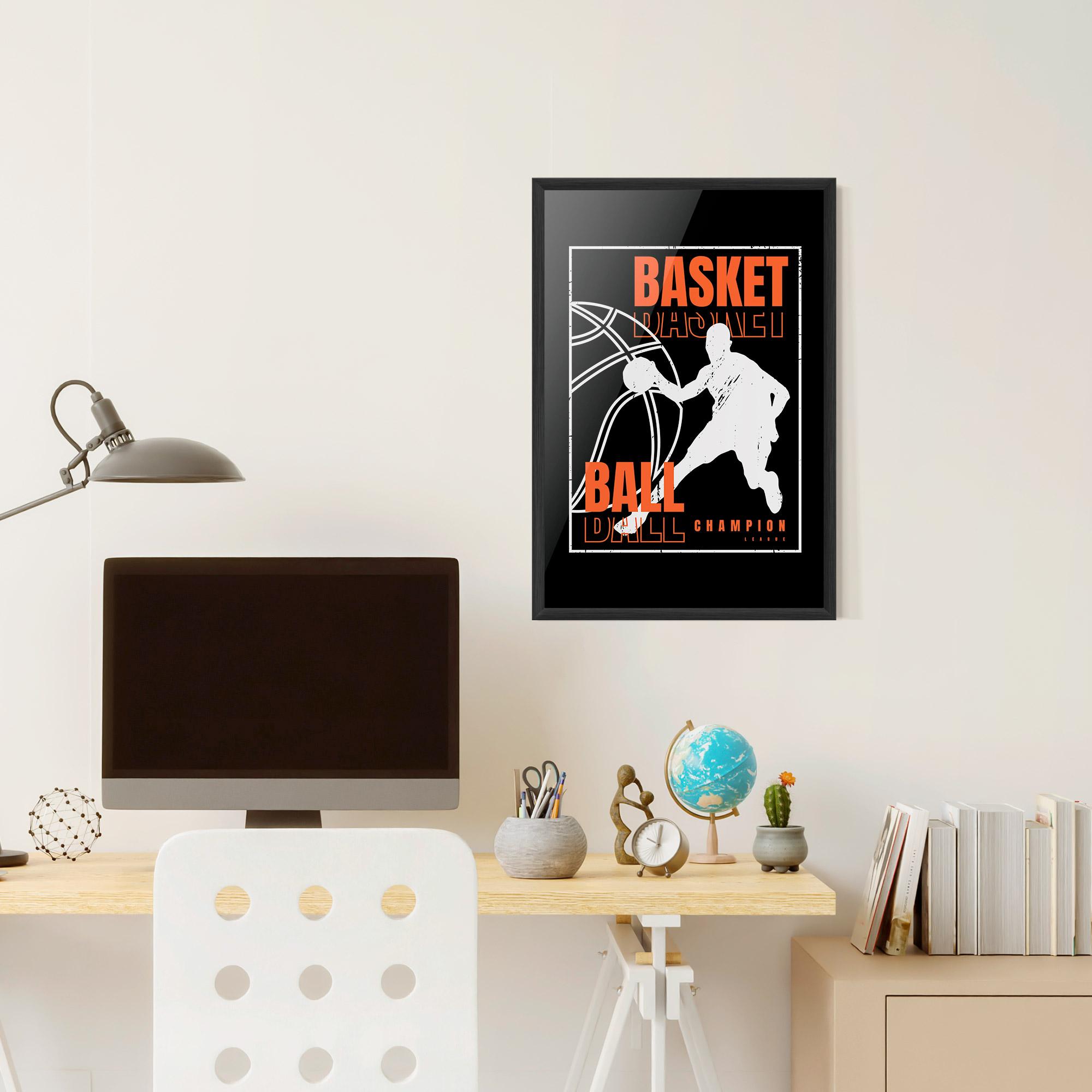 Keretezett Poszter Basket Champion mockup 6