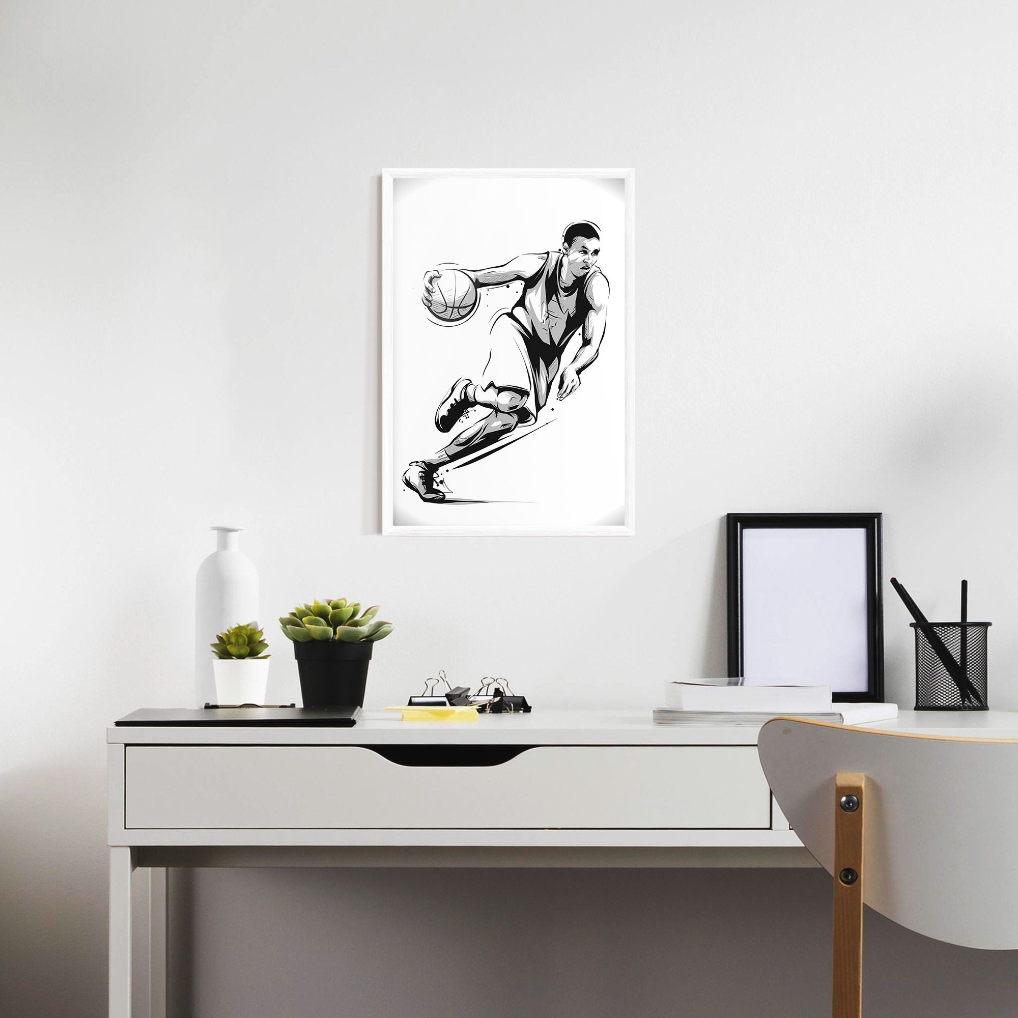 Basketball Player Line mockup 7