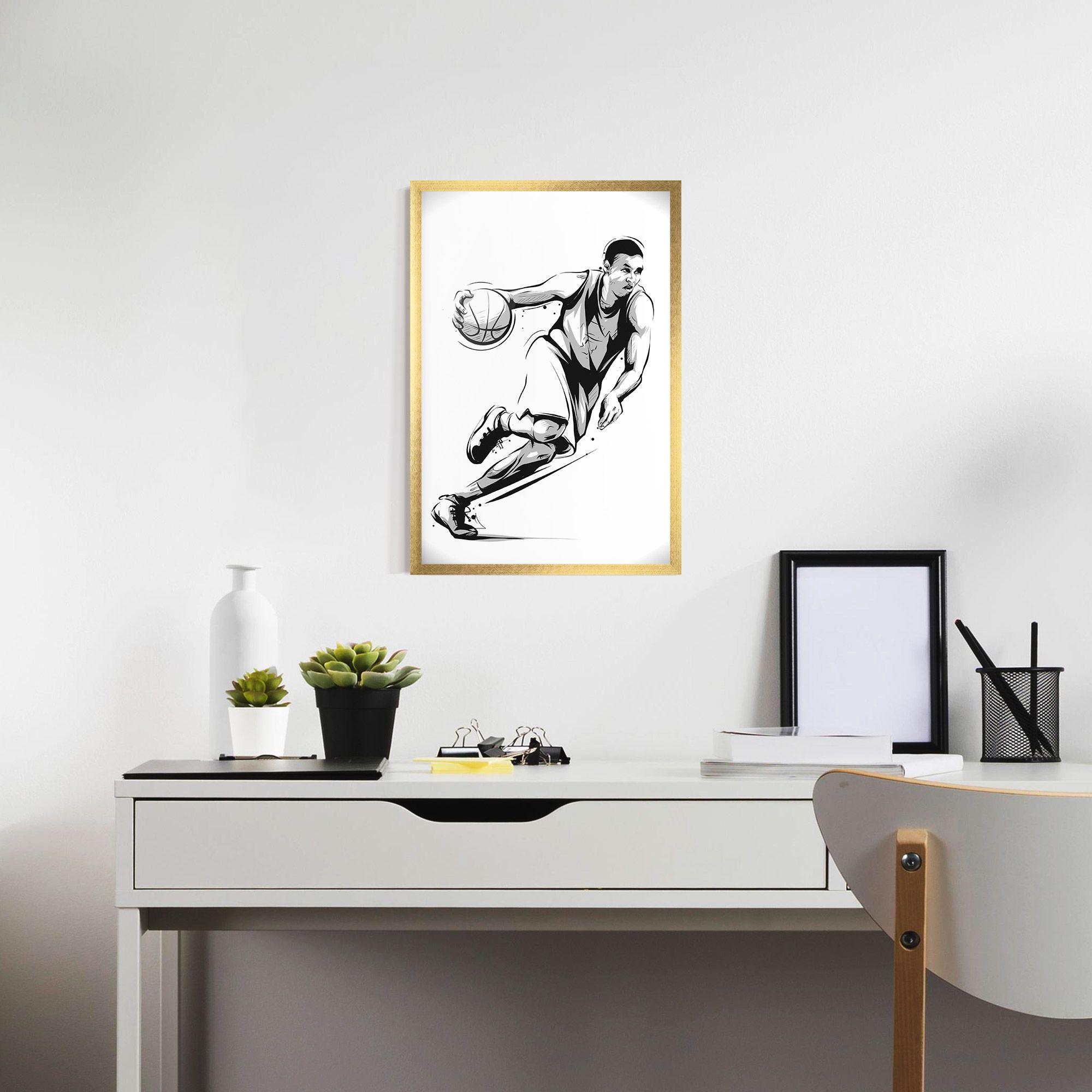 Basketball Player Line mockup 7