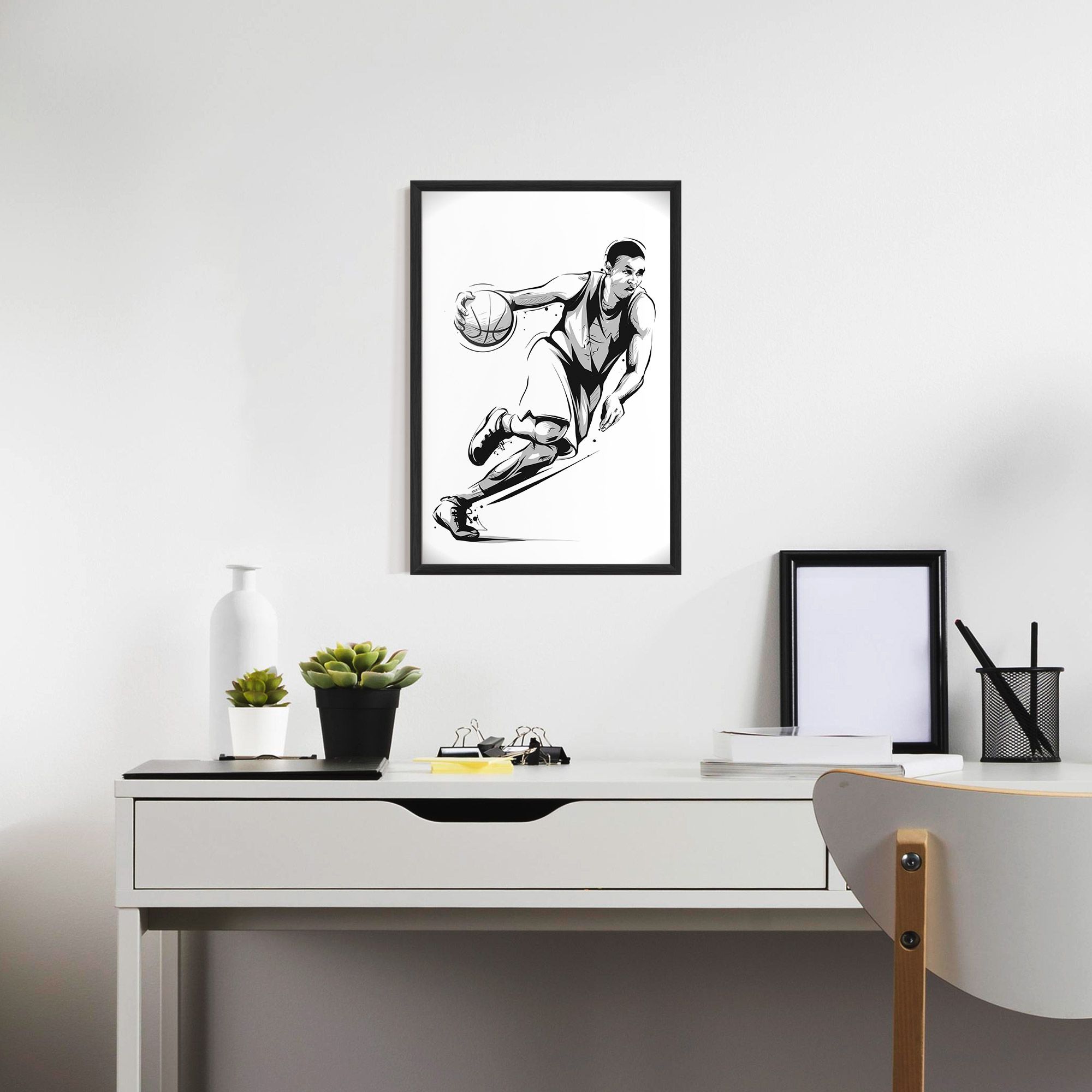 Basketball Player Line mockup 7