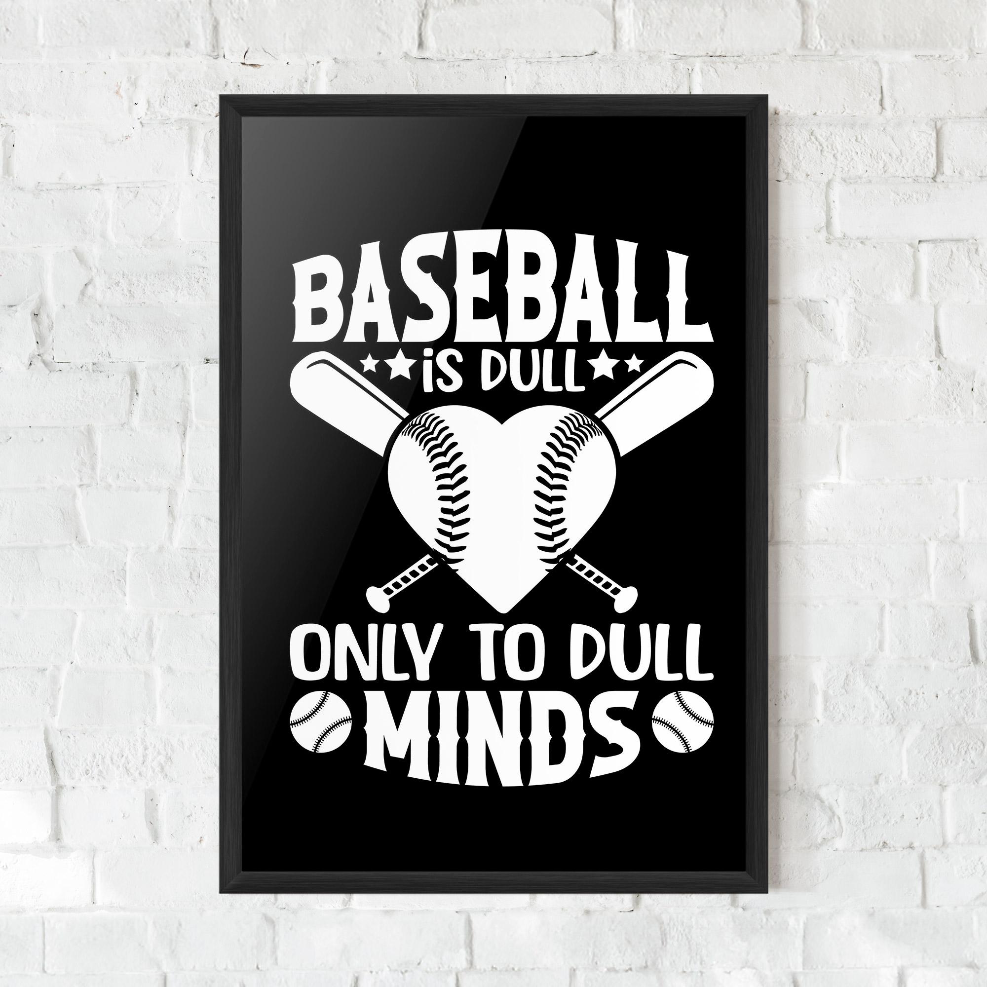 Keretezett Poszter Dull Minds mockup 0