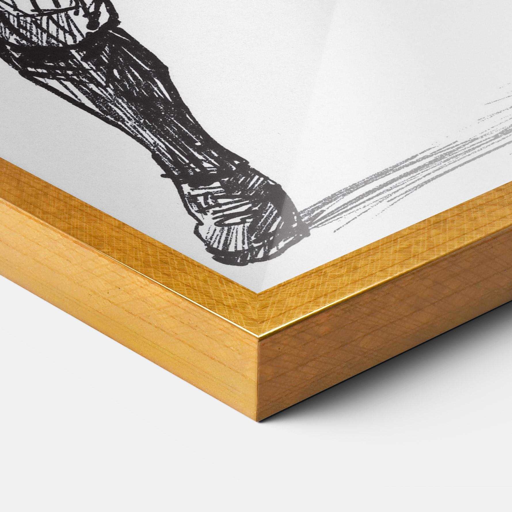 Keretezett Poszter Baseball Play mockup 3