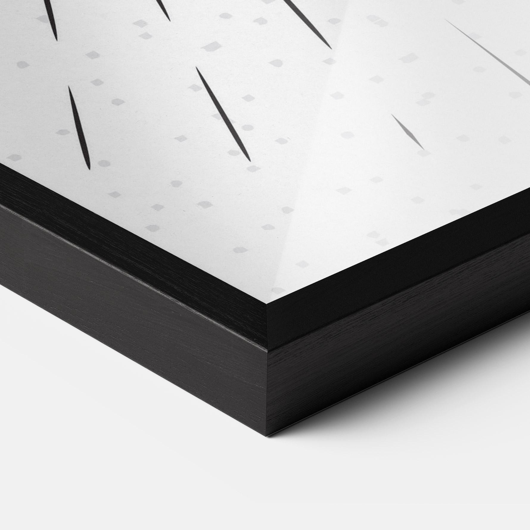 Keretezett Poszter Baseball Ball Line mockup 3