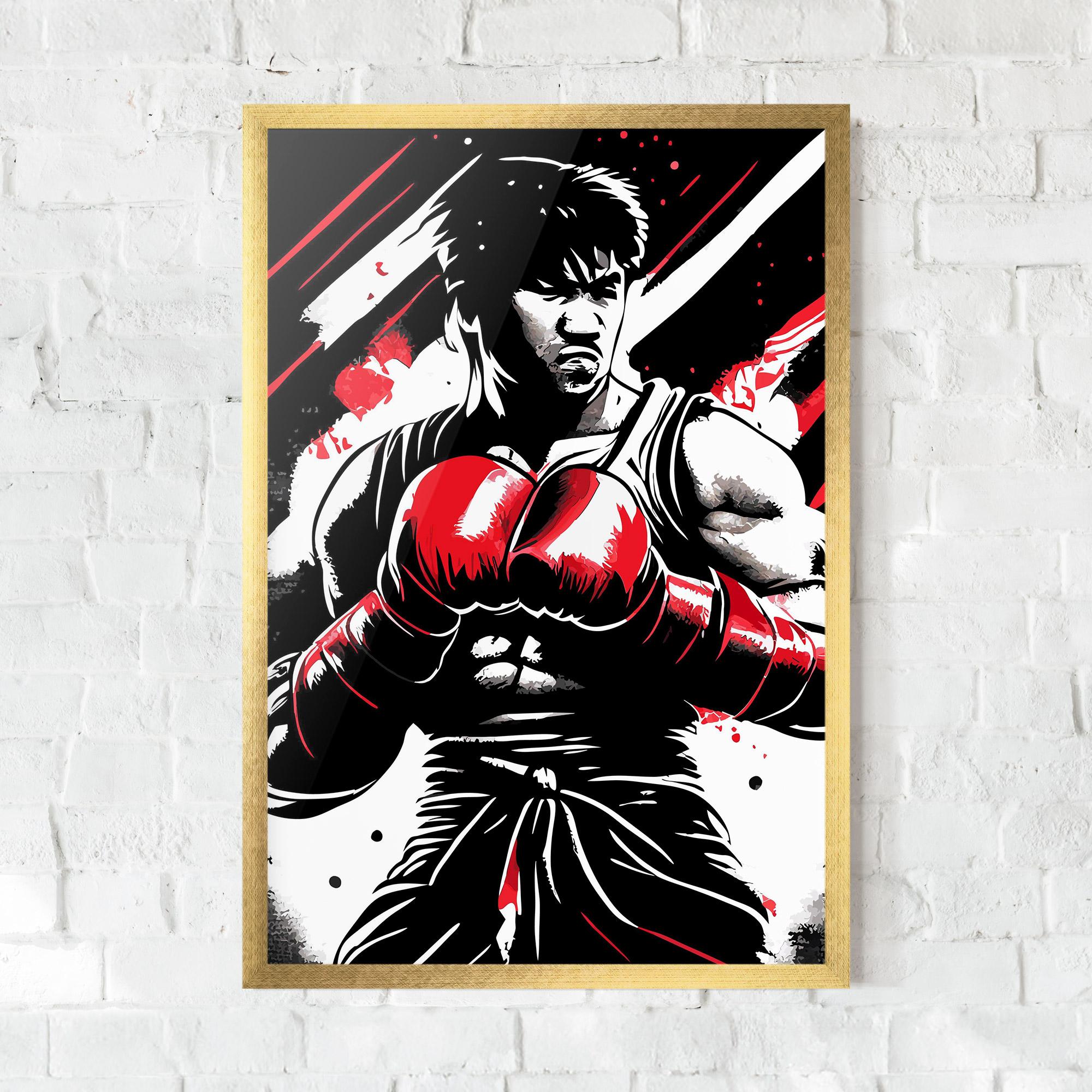 Keretezett Poszter Glove Video Game mockup 0