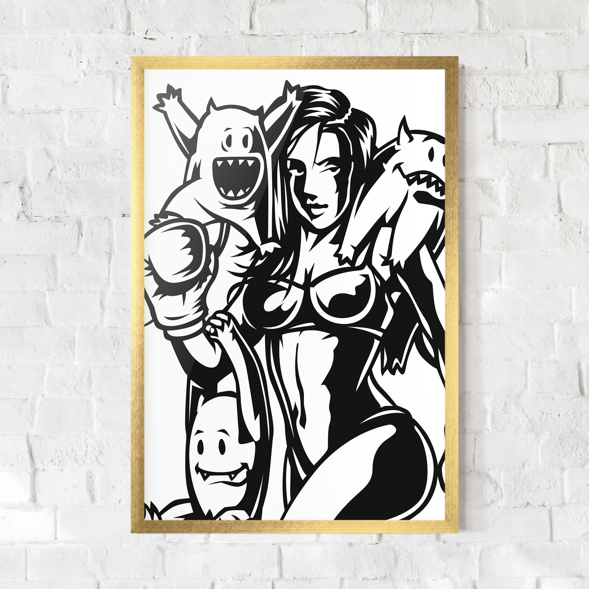 Woman Boxing mockup 0