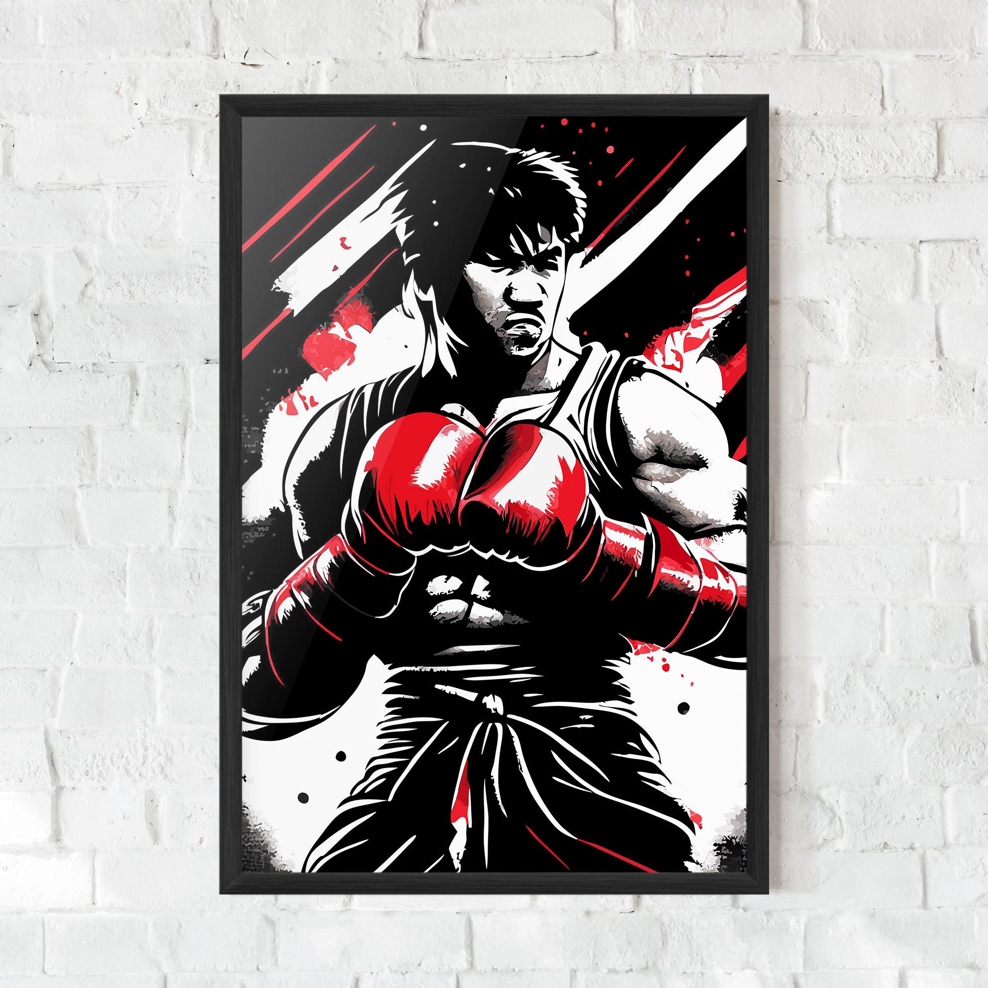 Keretezett Poszter Glove Video Game mockup 0