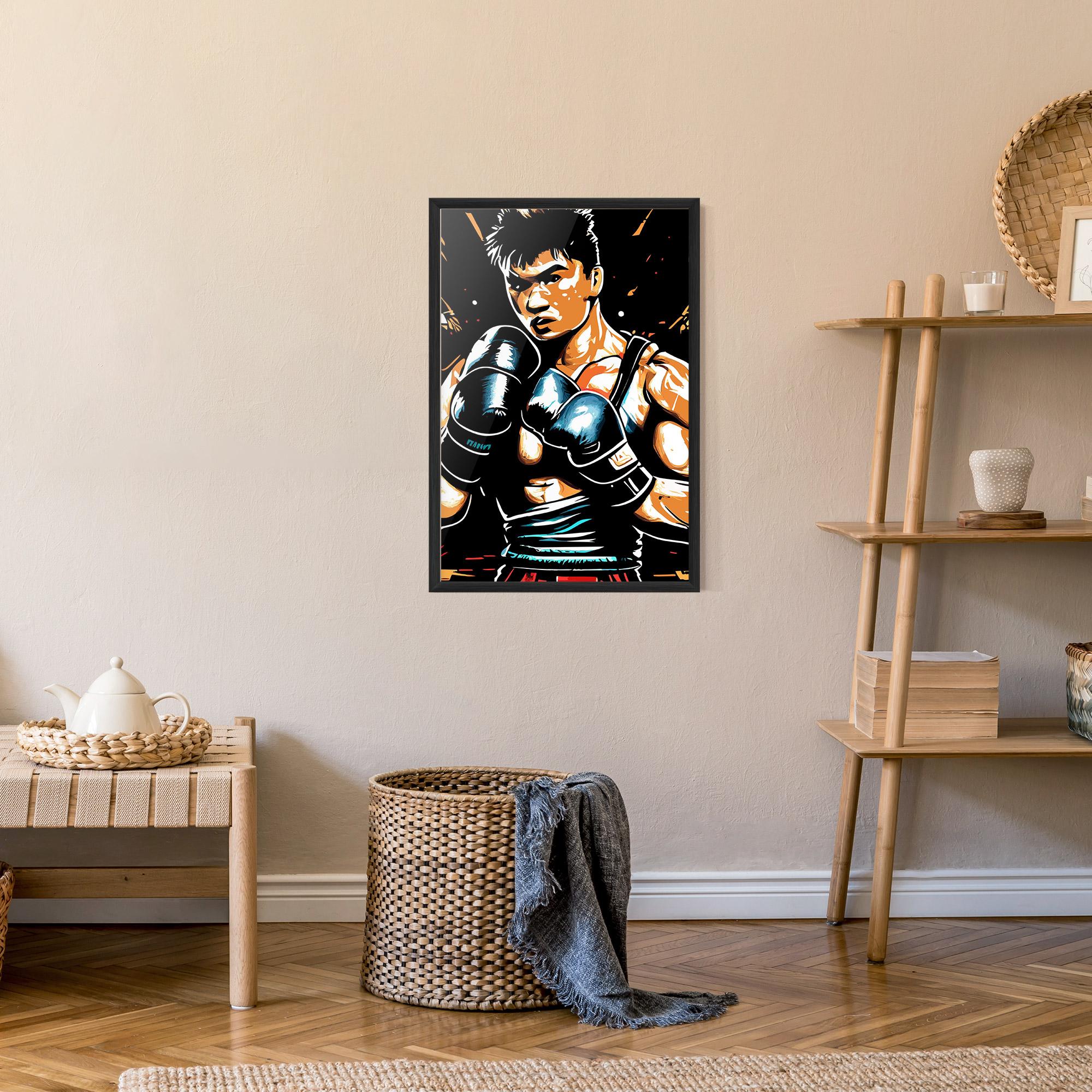 Keretezett Poszter Video Box Game mockup 9