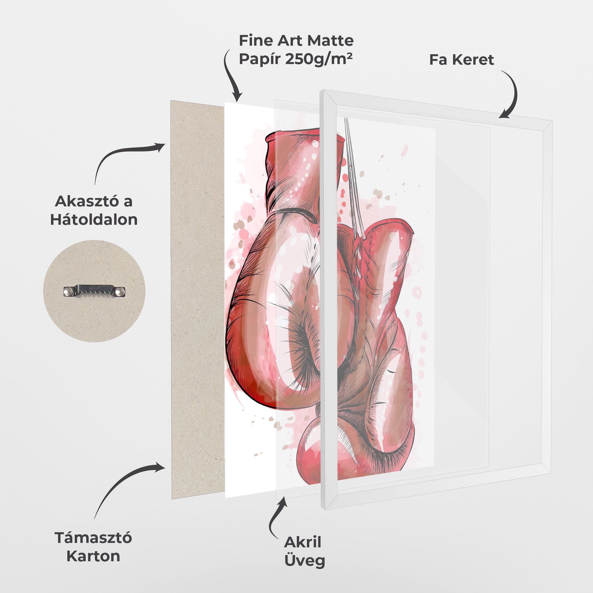 Red Painted Gloves mockup 1