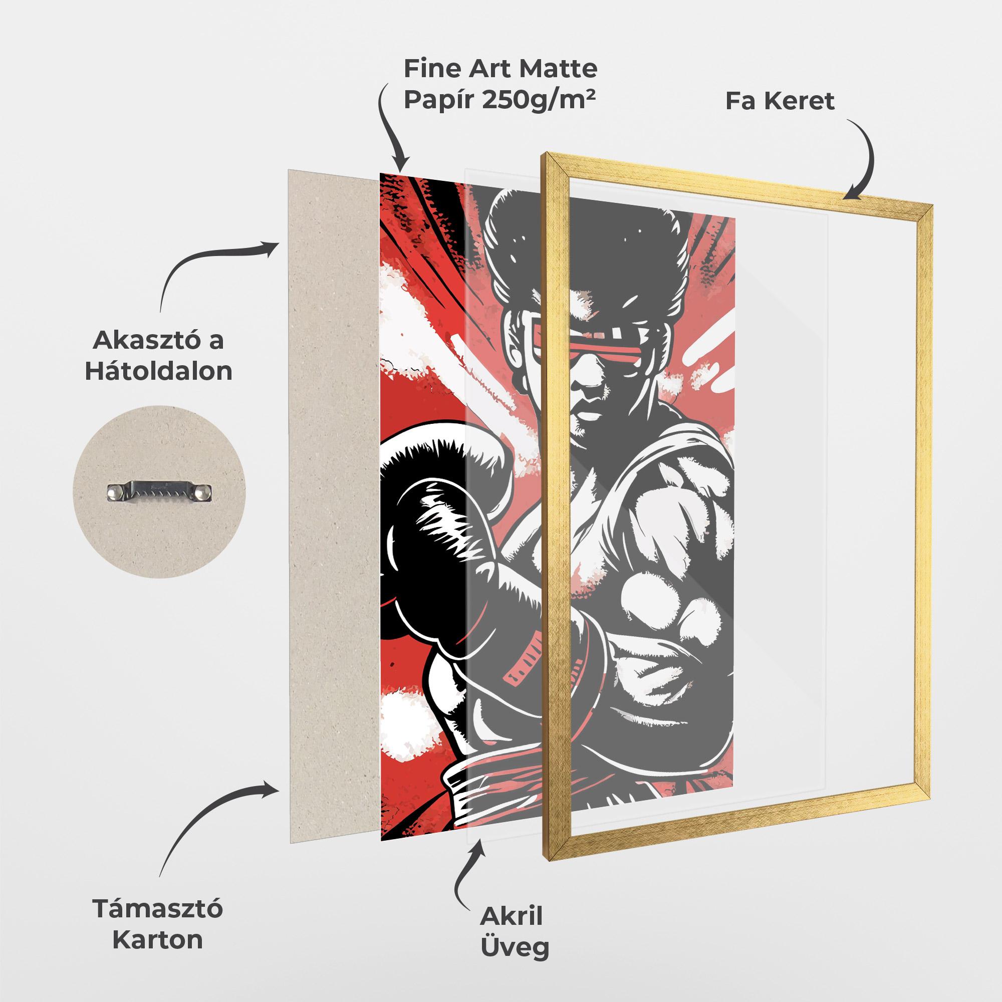 Keretezett Poszter Video Game Box mockup 1