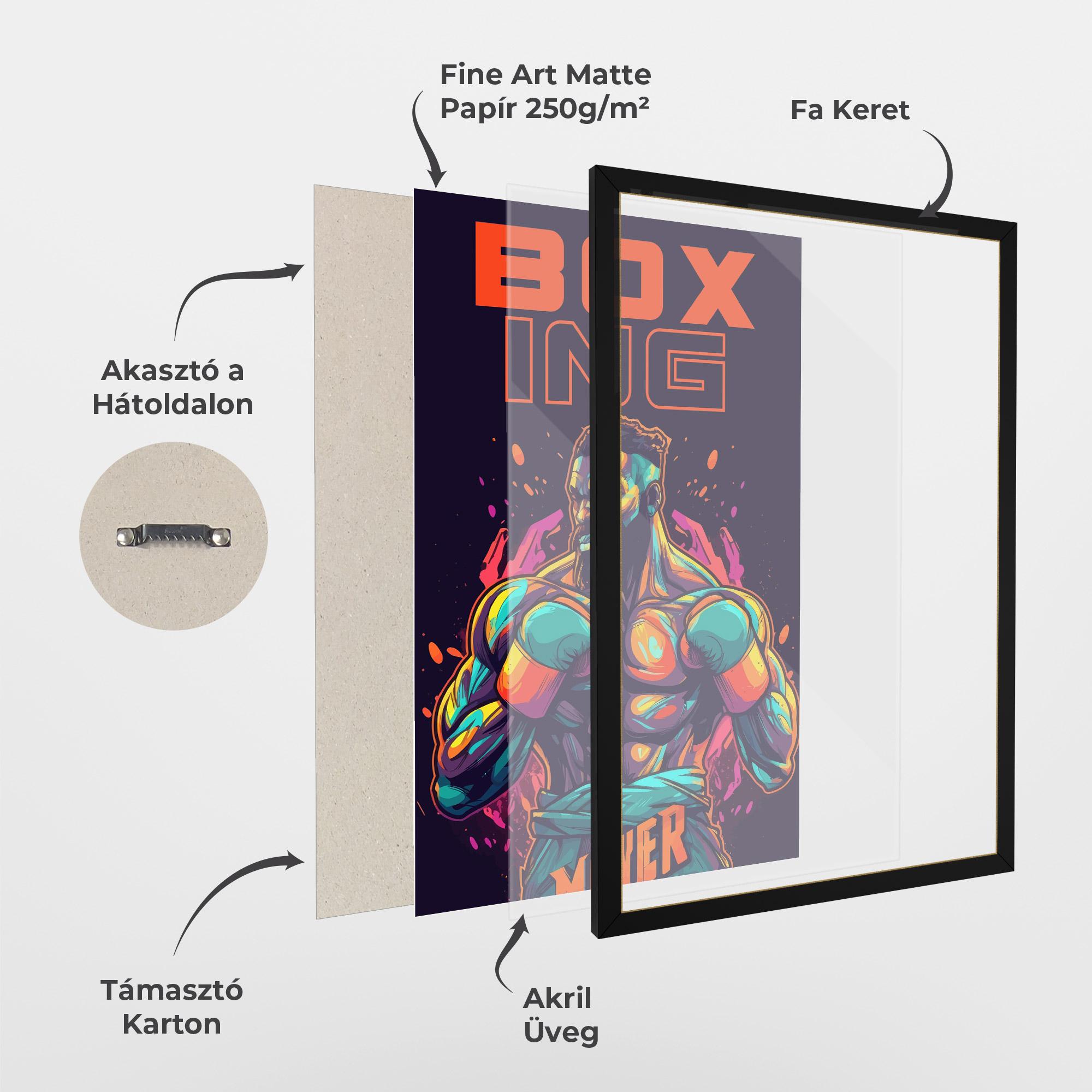 Keretezett Poszter Box Ing mockup 1