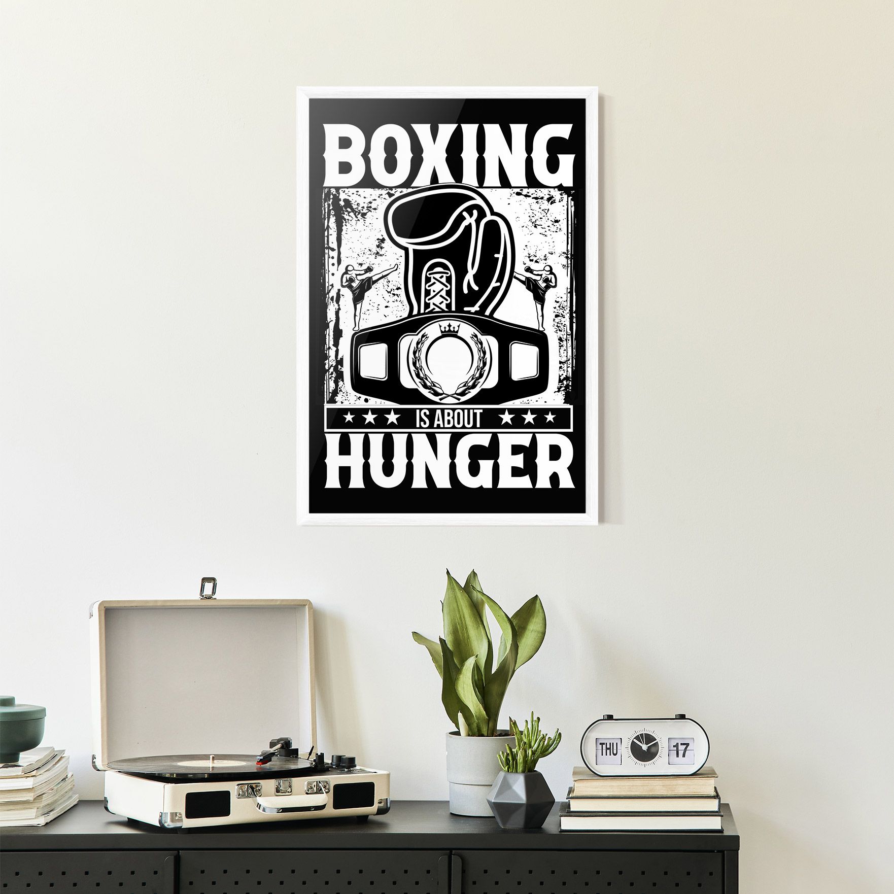 Boxing Hunger mockup 2