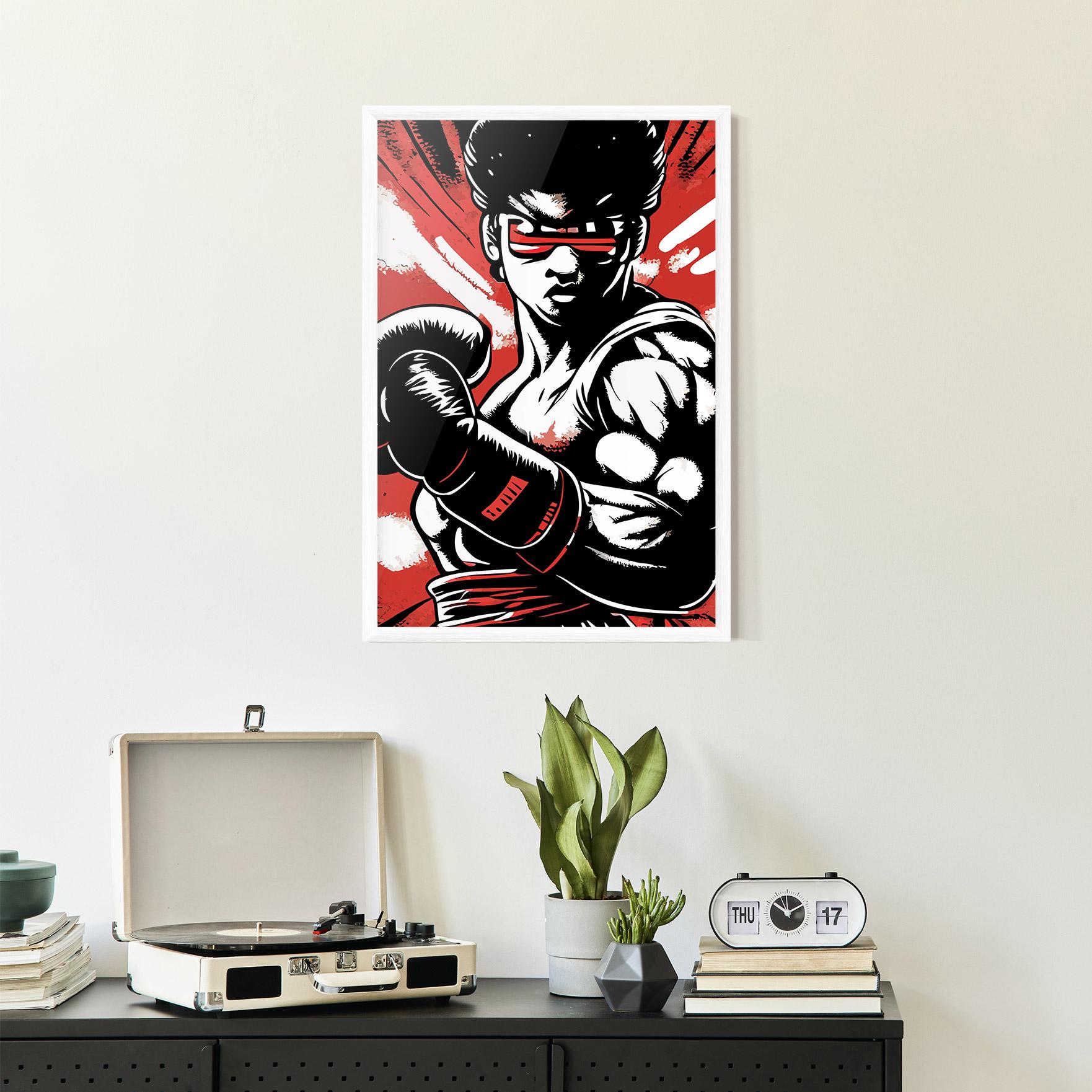 Keretezett Poszter Video Game Box mockup 2