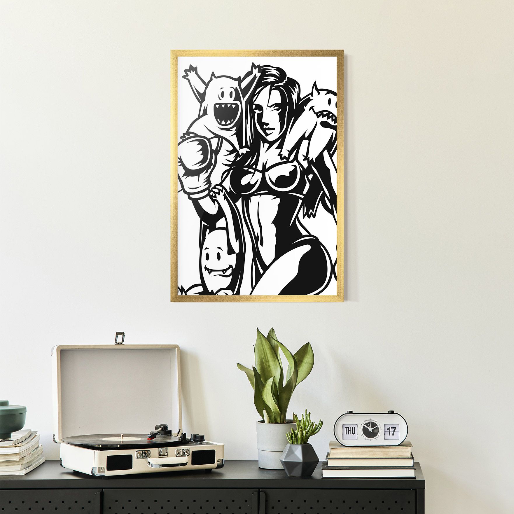 Woman Boxing mockup 2