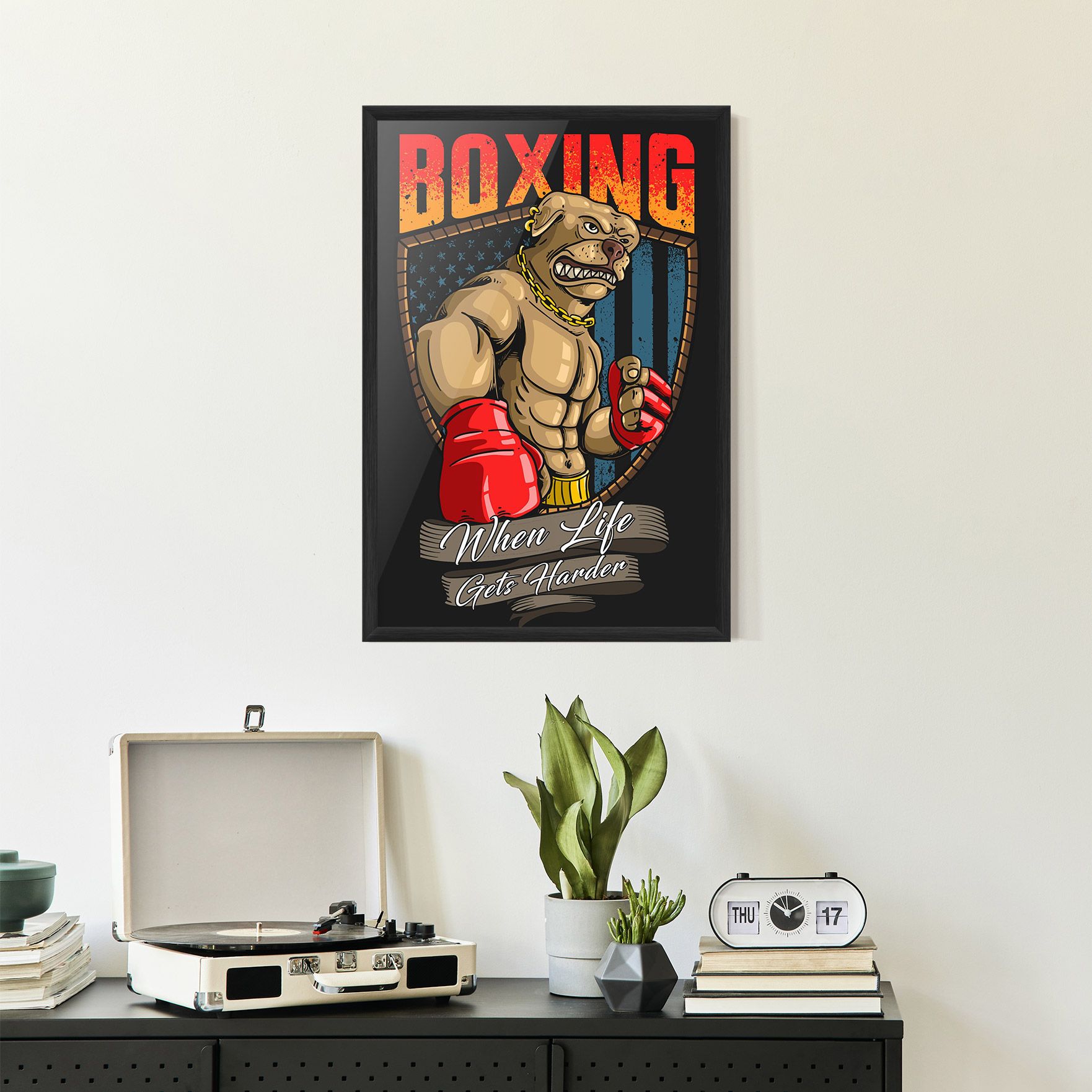 Pitbull Boxer mockup 2