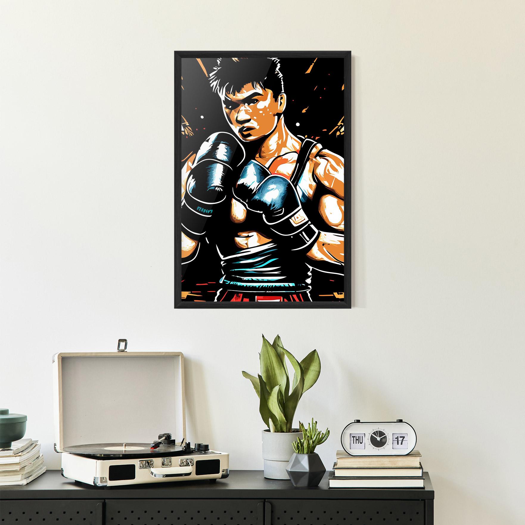 Keretezett Poszter Video Box Game mockup 2