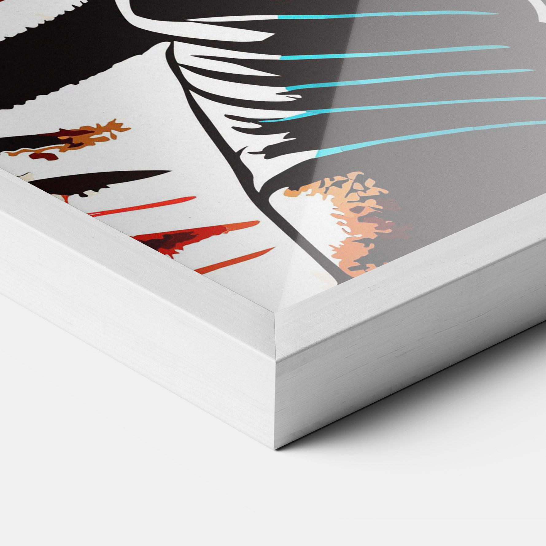 Keretezett Poszter Box Video Games mockup 3