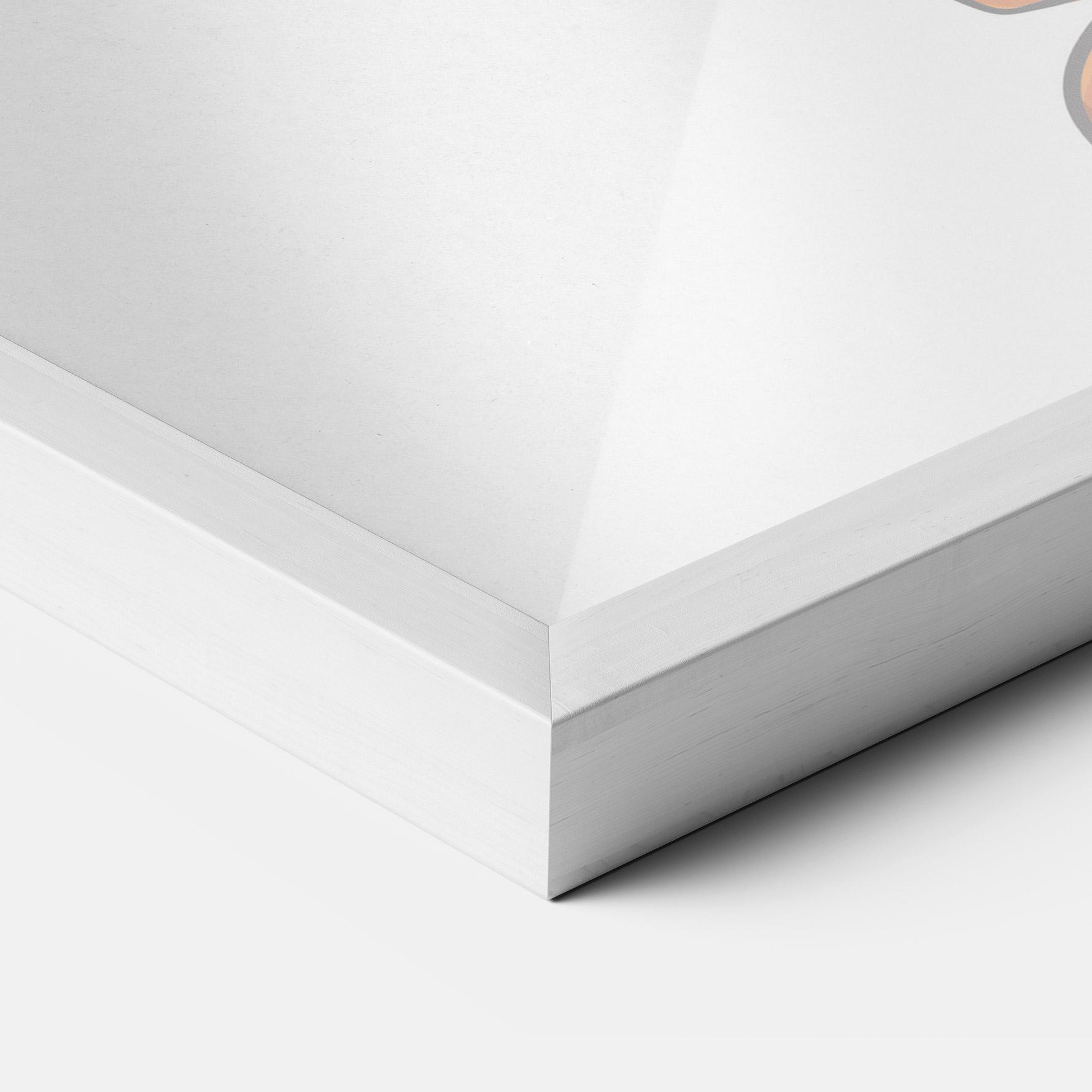 Keretezett Poszter Grey Orange Glove mockup 3